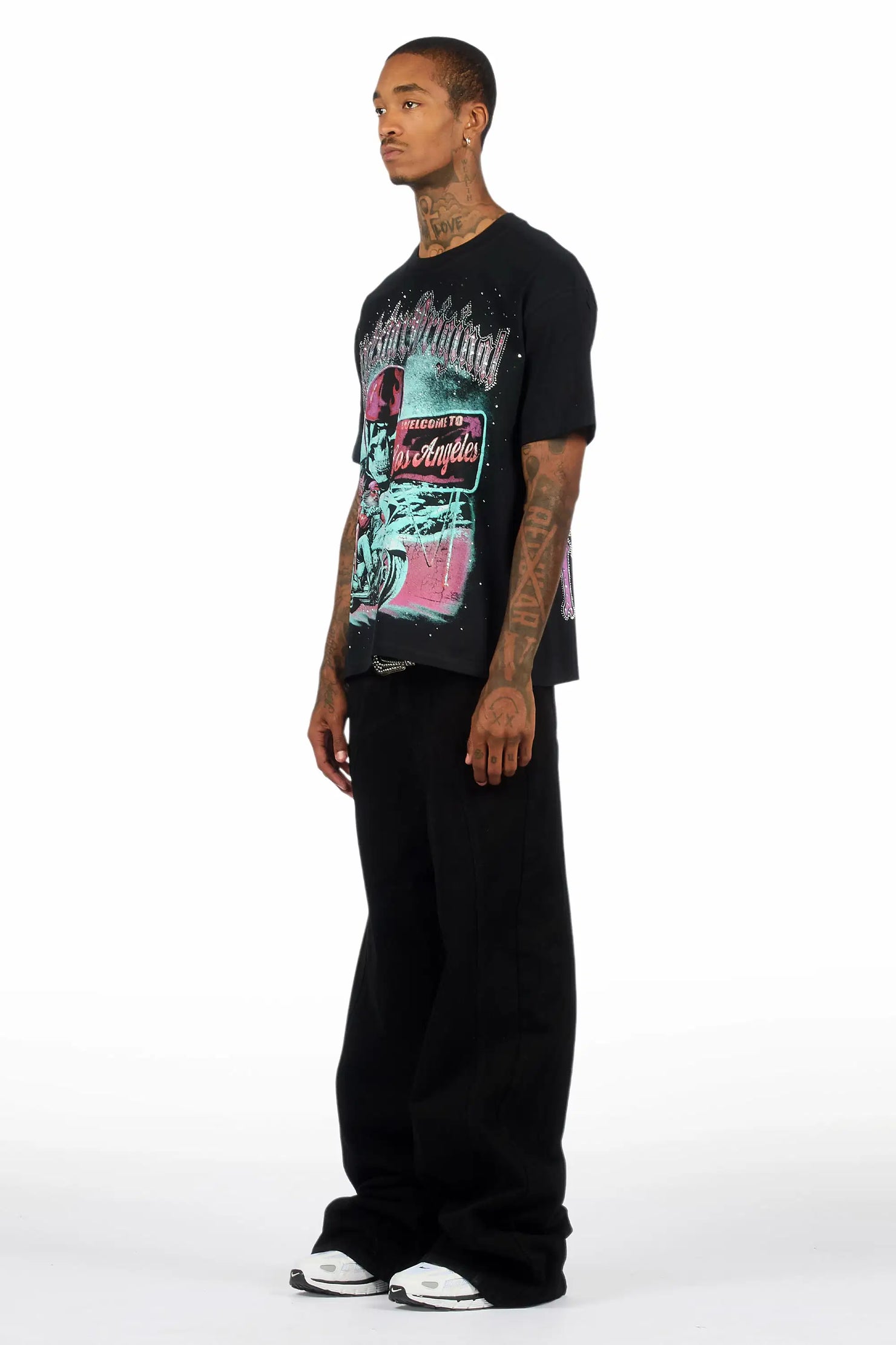 Ballen Black Baggy Jeans