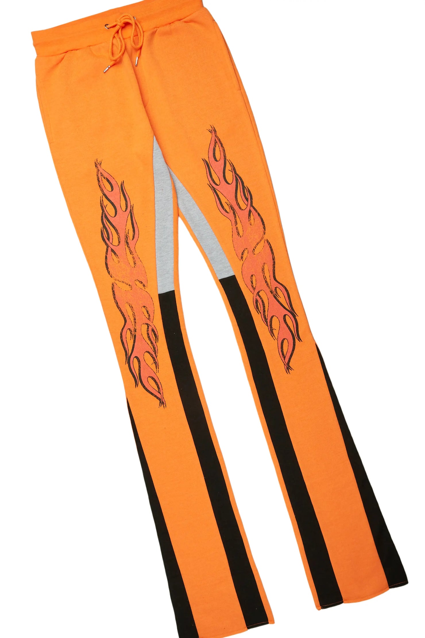 Yash Orange Super Stacked Flare Pant Set