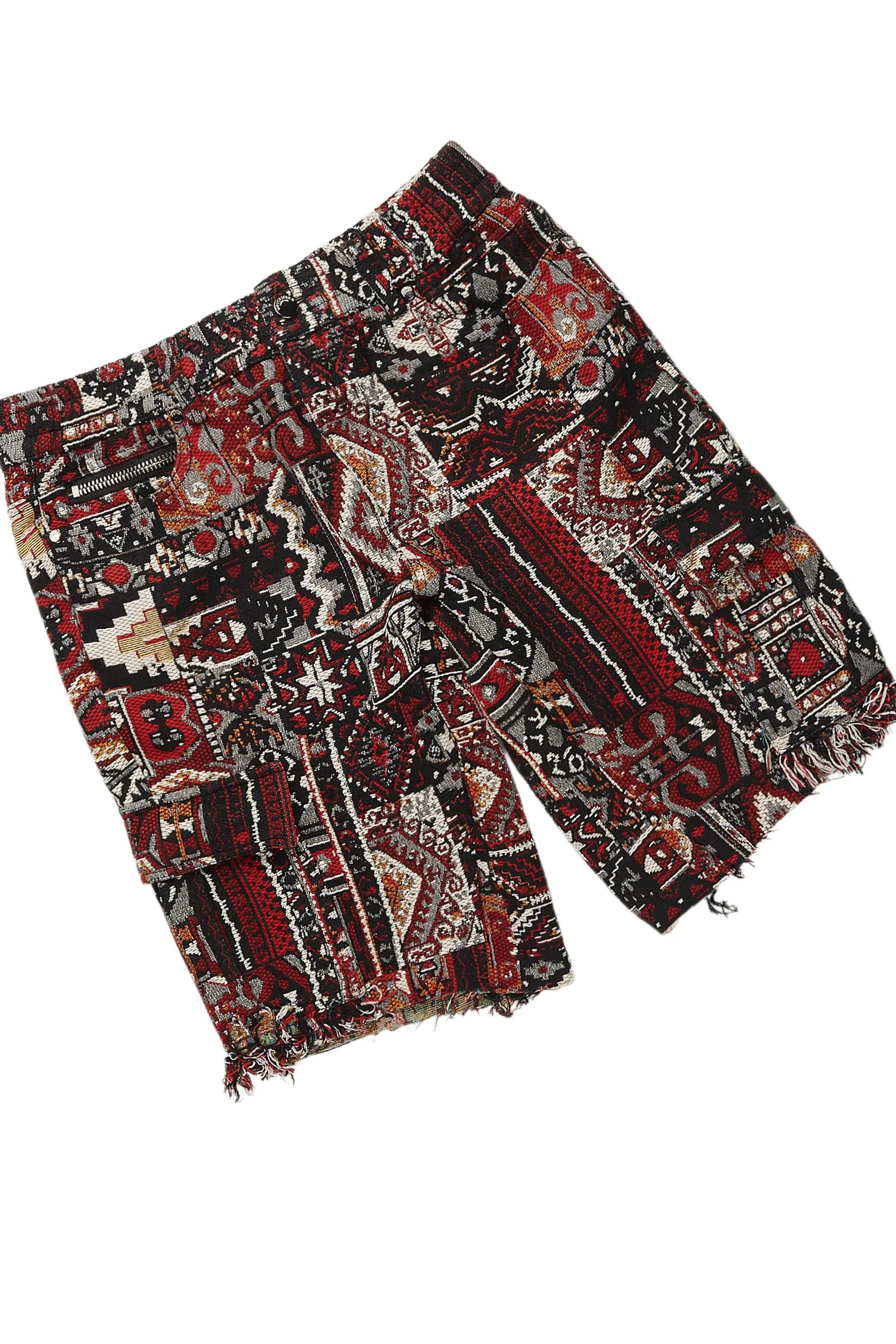 Lake Burgundy/Black T-Shirt/Tapestry Short Set