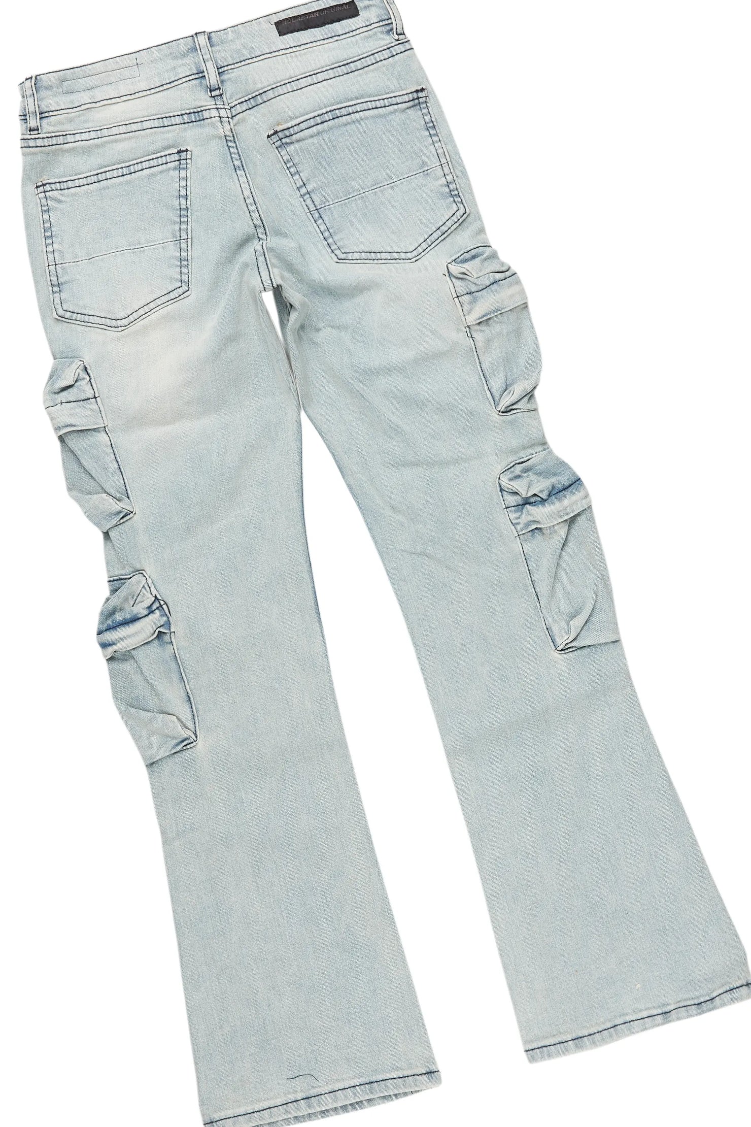 Boys Alarie Vintage Navy Hoodie/Slim Fit Jean Set