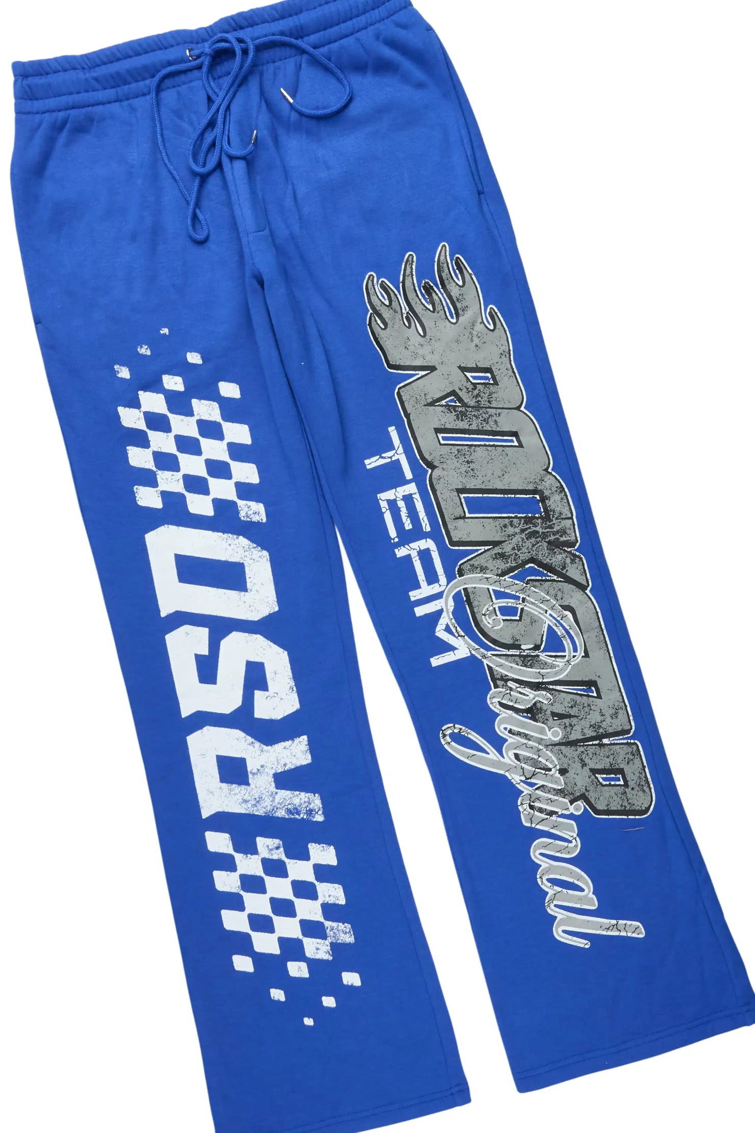 Flash Royal Hoodie/Baggy Pant Track Set