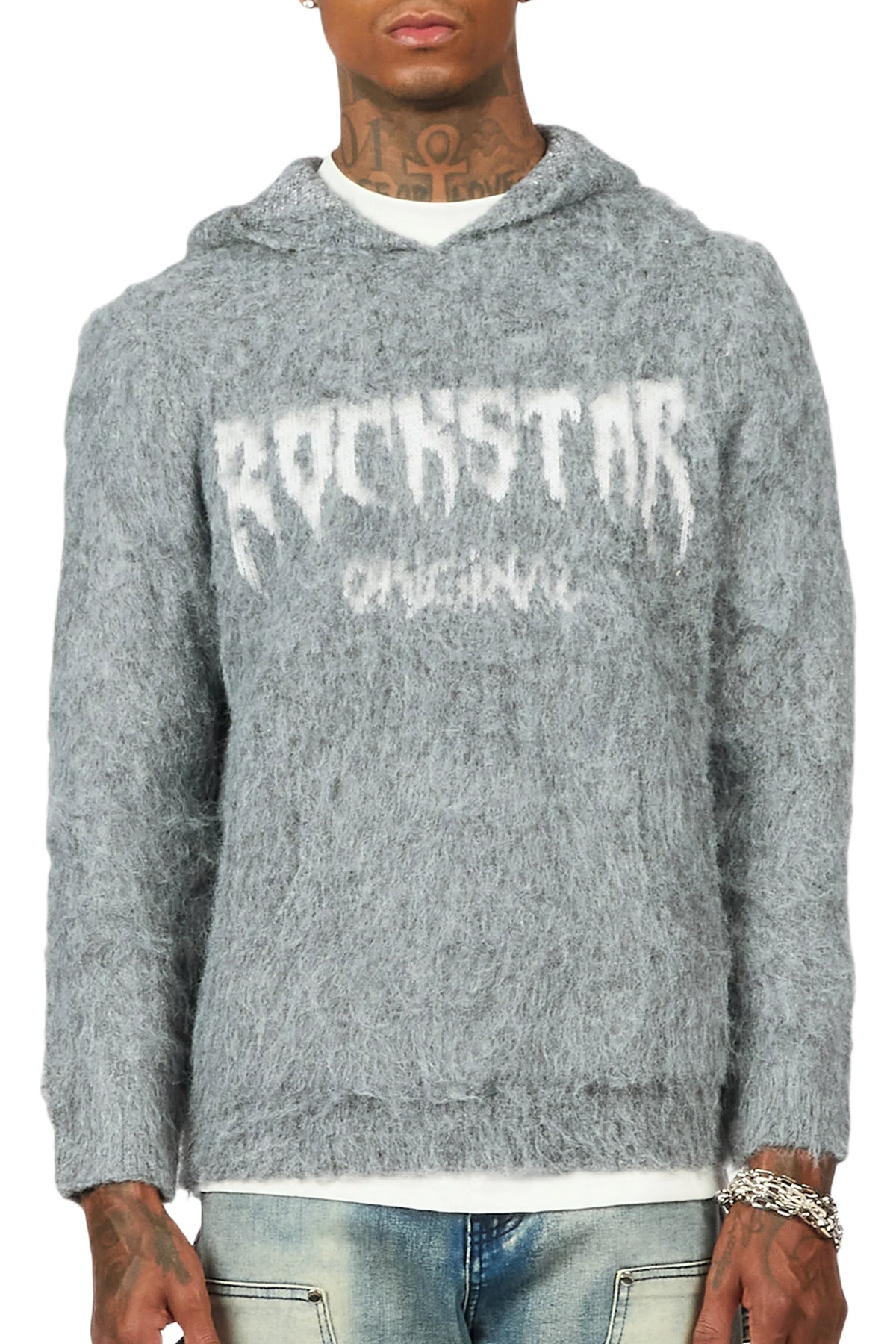 Andros Grey Graphic Hoodie