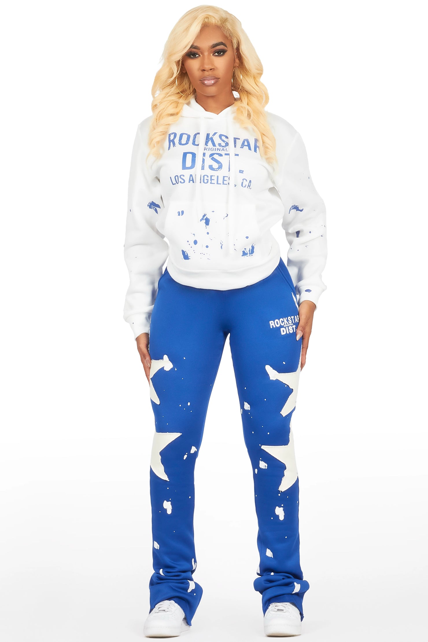 Jaden White/Royal Blue Super Stacked Trackset