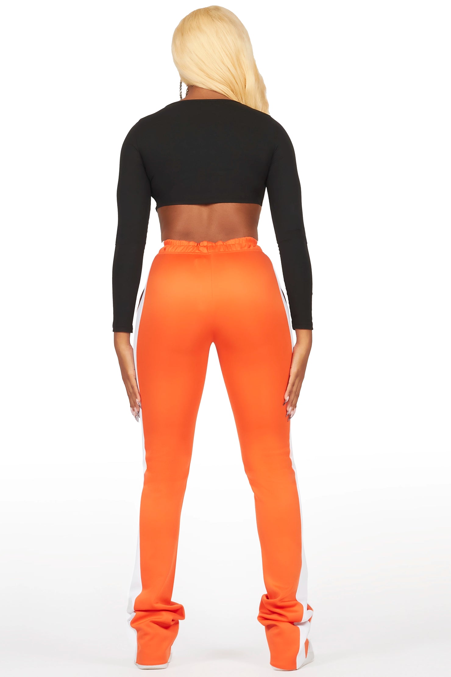 Savannah Orange Super Stacked Track Pant