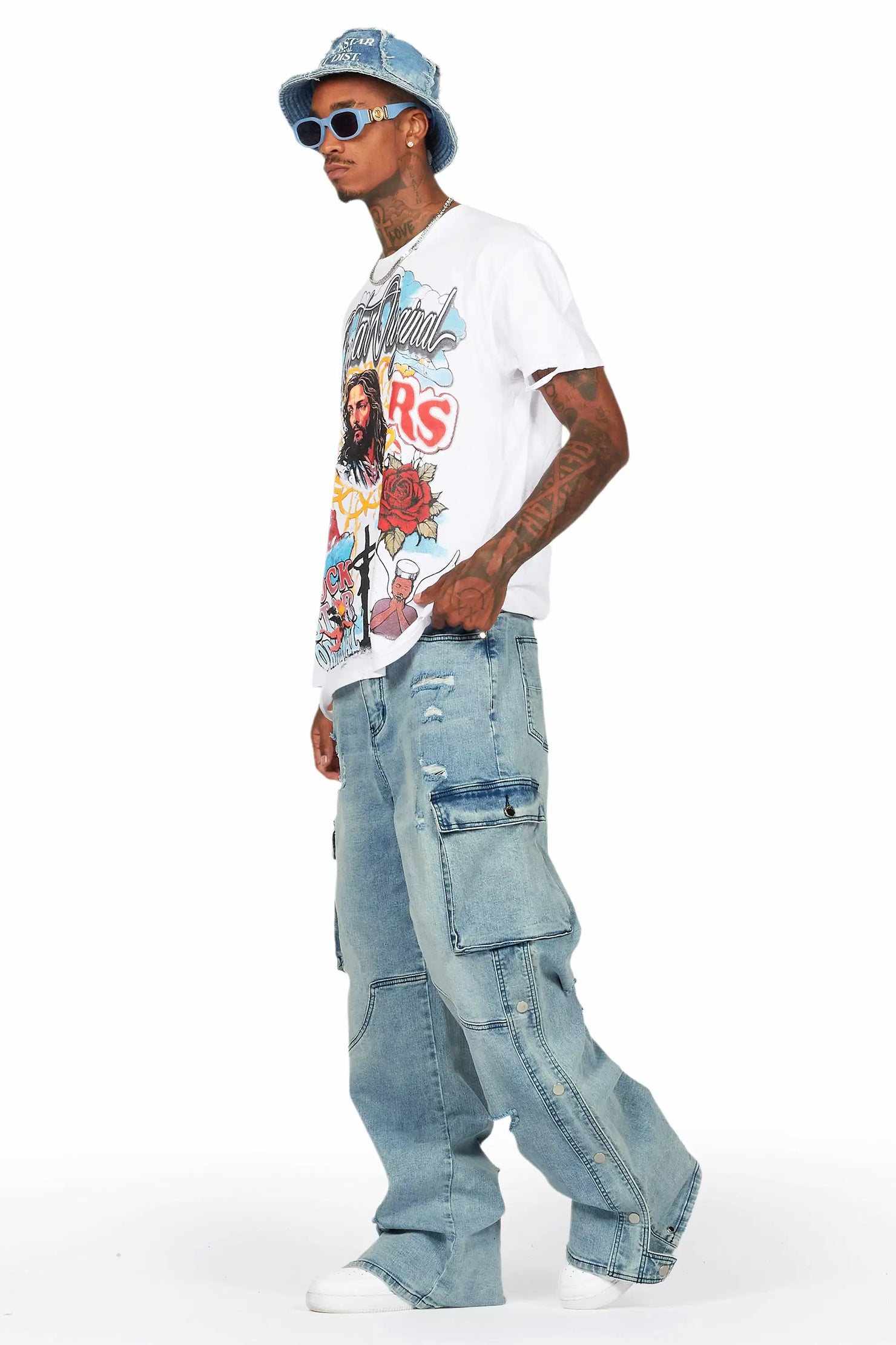 Kuiper Blue Baggy Fit Jean