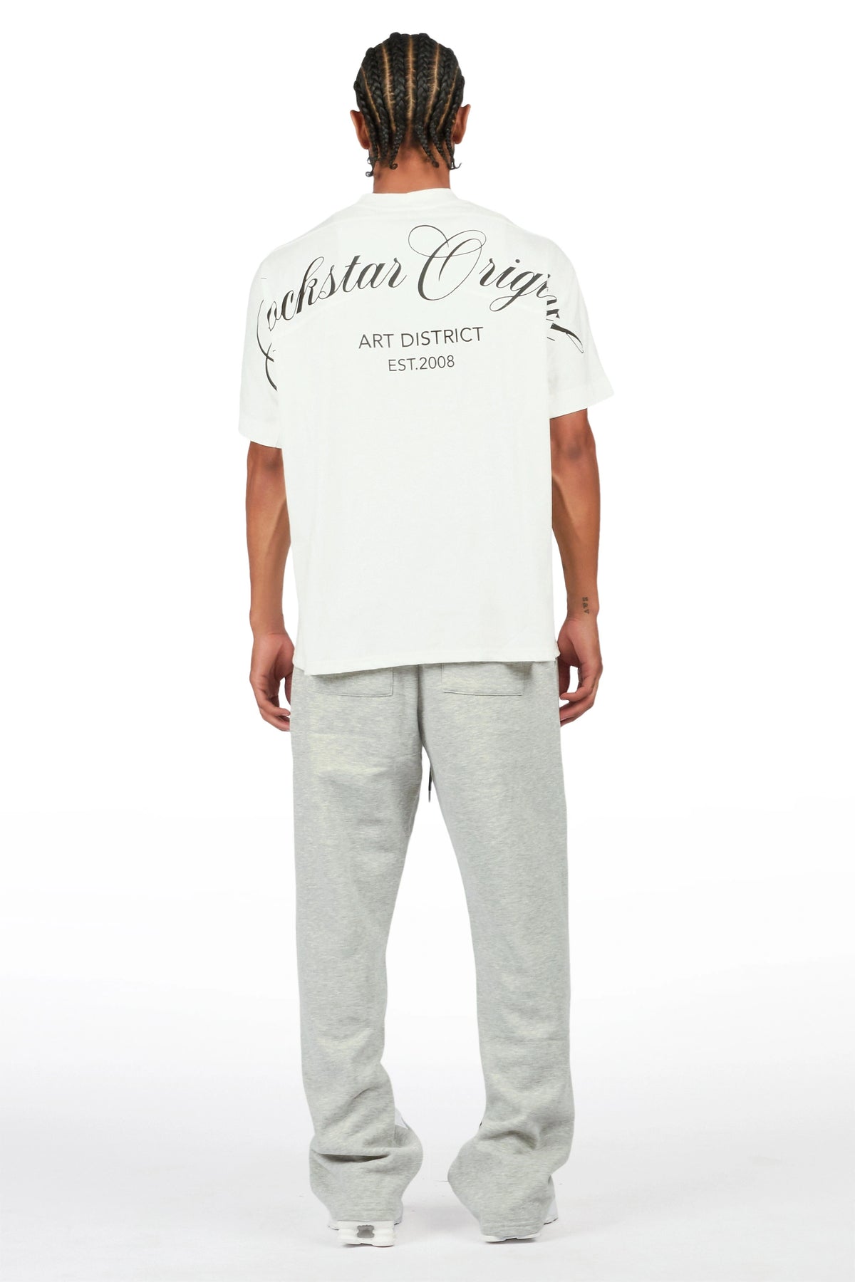 Acacius Heather Grey Relaxed Pant