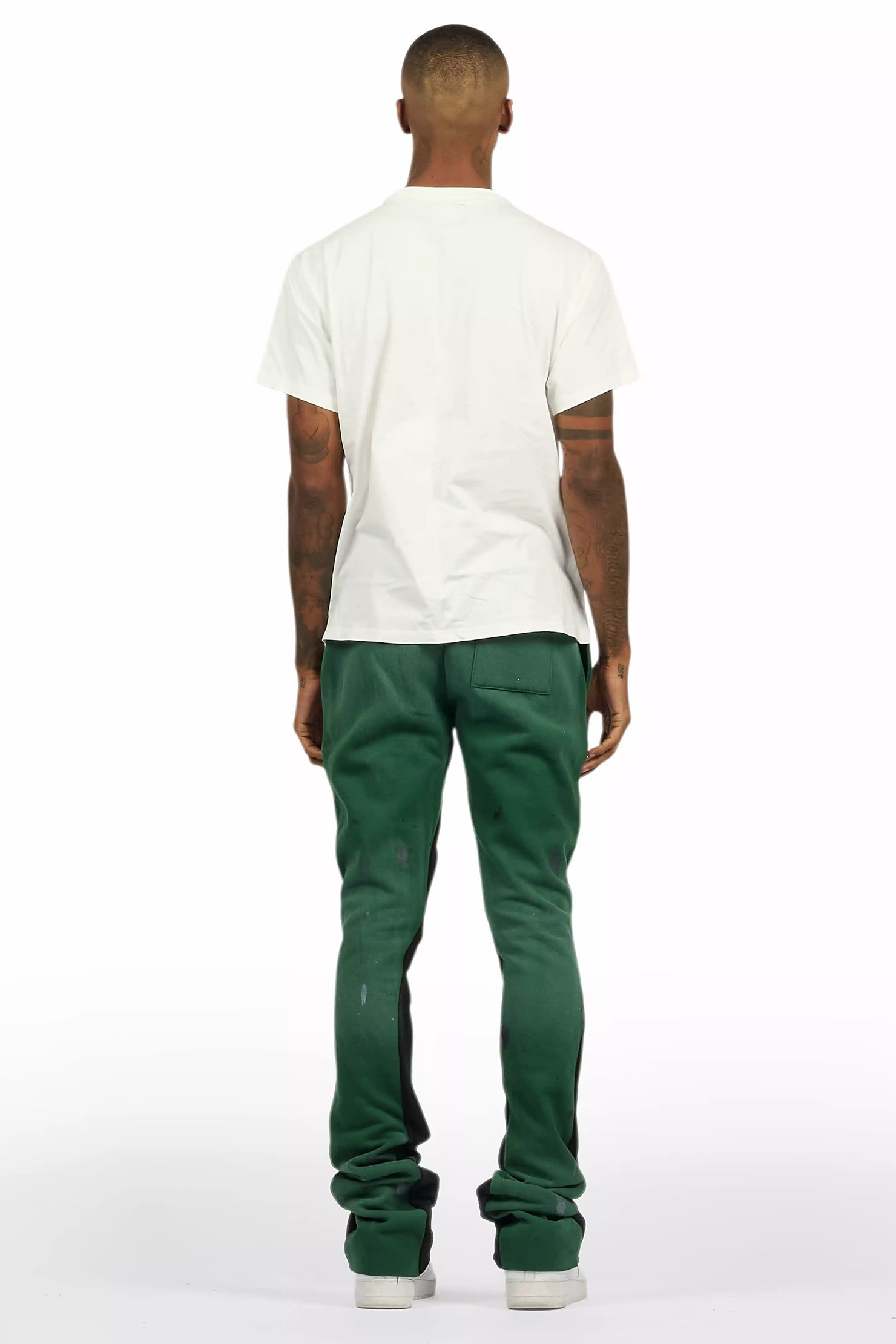 Rainer Green T-Shirt/Stacked Flare Track Set