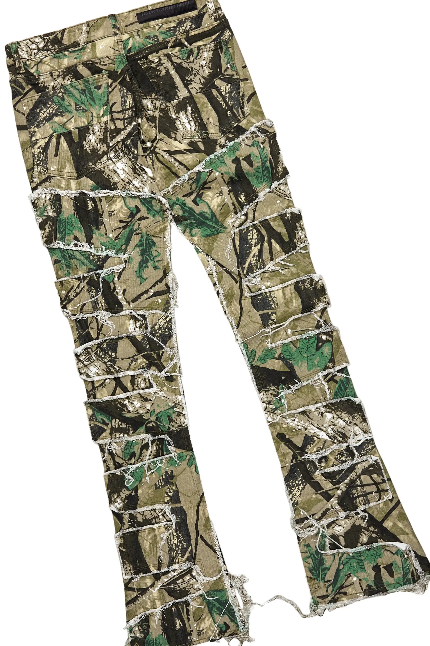 Lake White T-Shirt & Shake Stacked Flare Jean Bundle