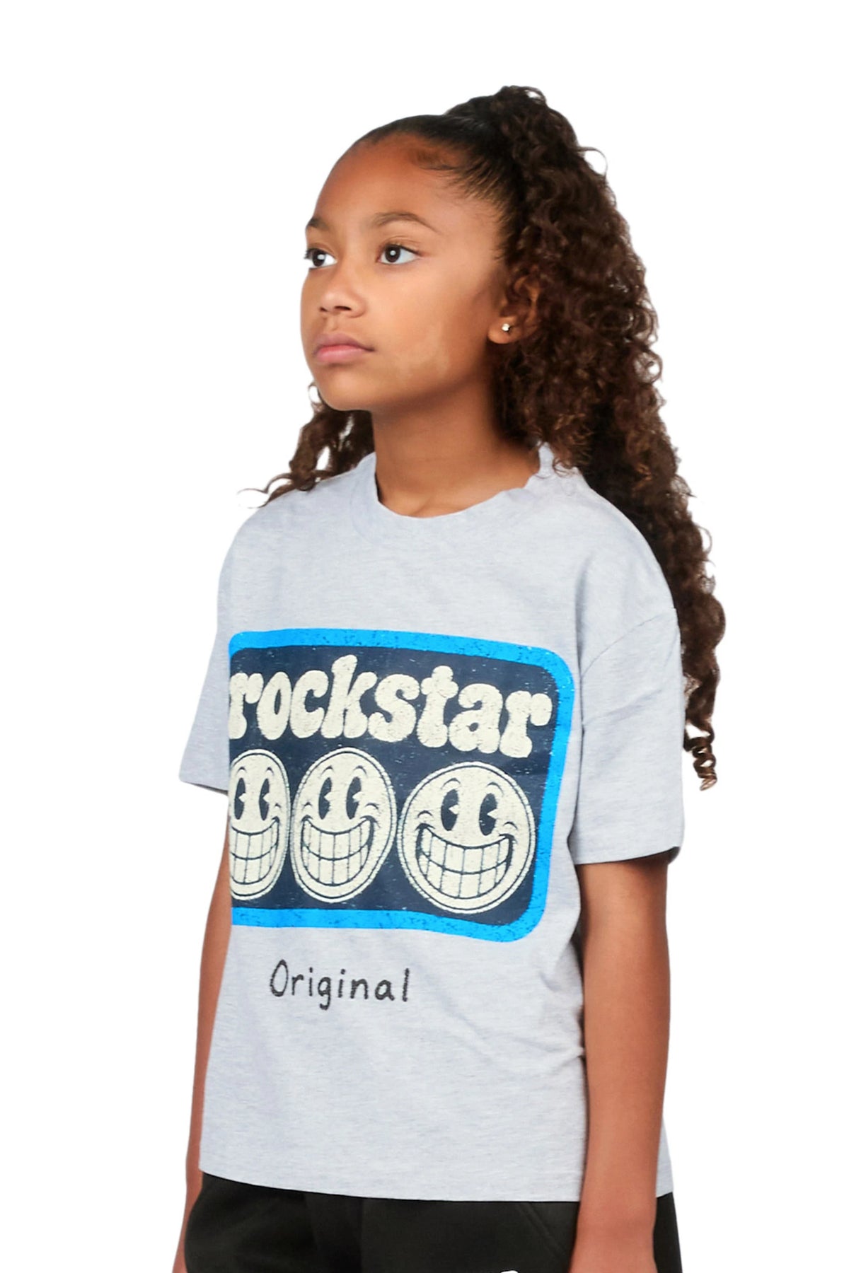 Girls Blarny Heather Grey Graphic T-Shirt