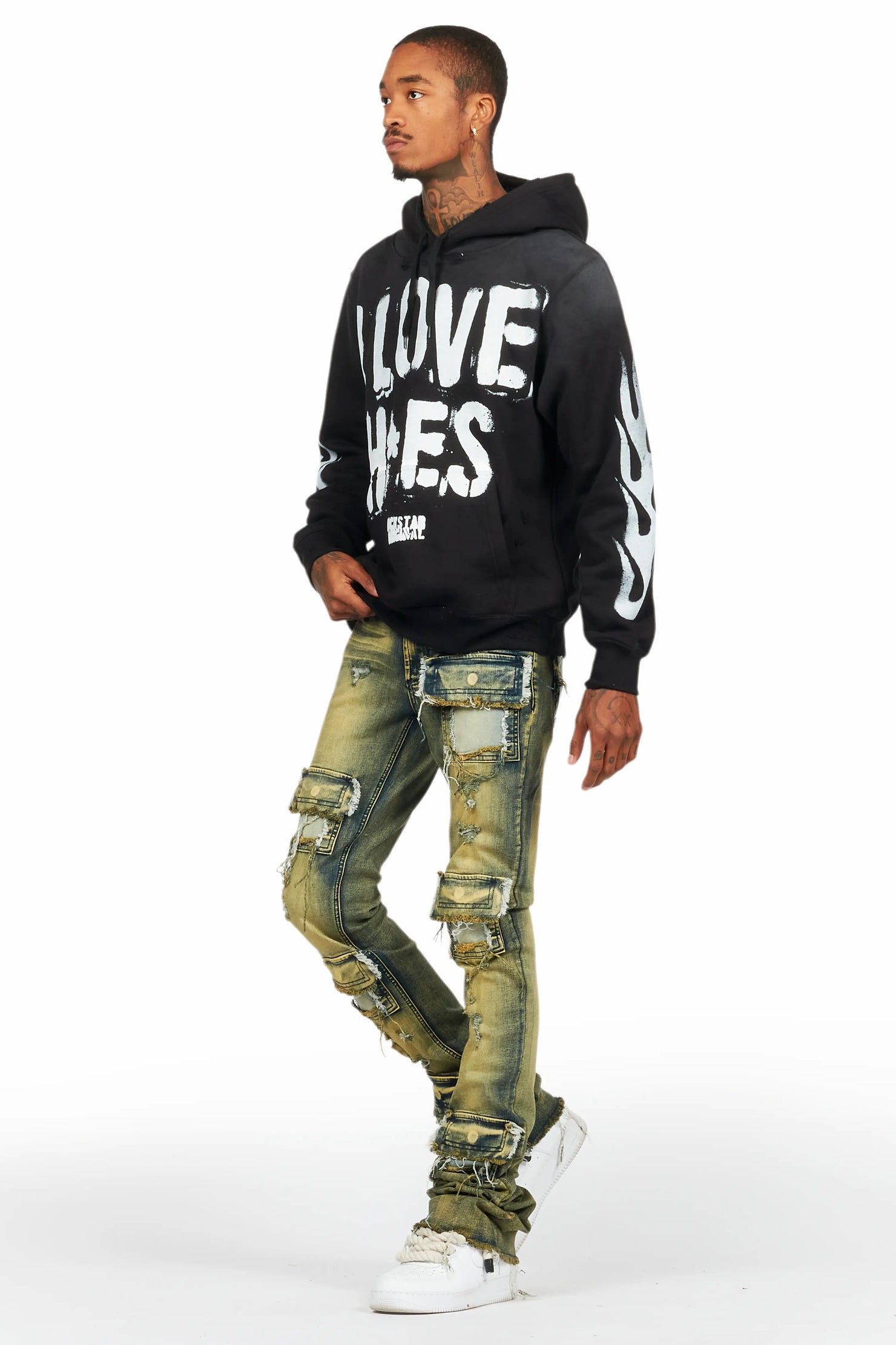 Petrus Tint Super Stacked Flare Jean