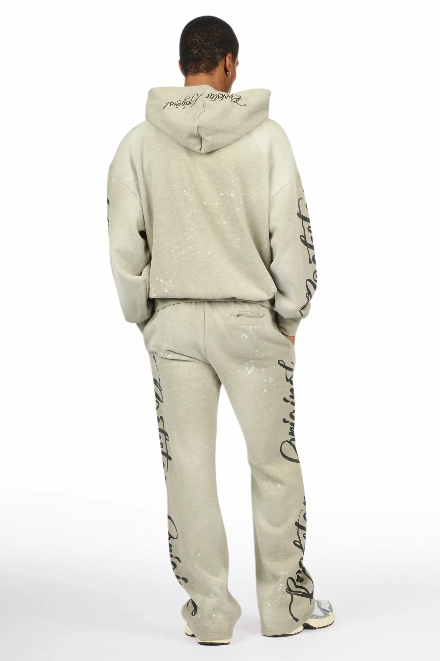 Hanif 2.0 Vintage Dark Oatmeal Hoodie/ Relaxed Pant Track Set