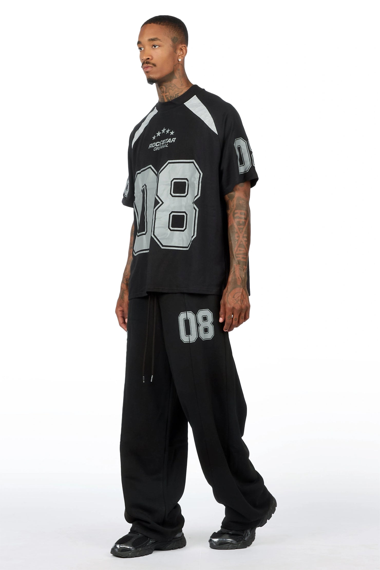 Wenner Black T-Shirt/Barrel Fit Set