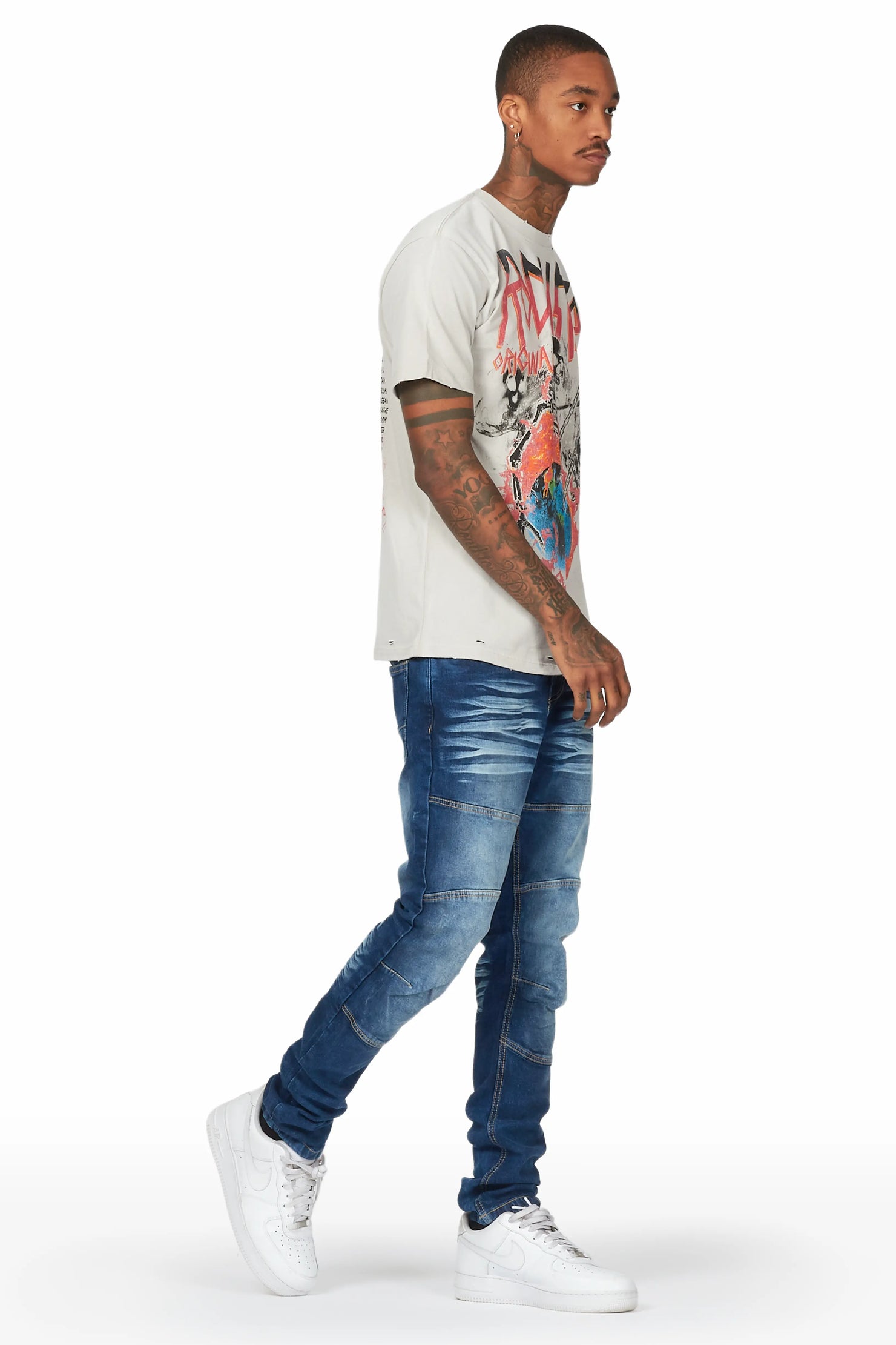 Milo Medium Blue Stretch Jean