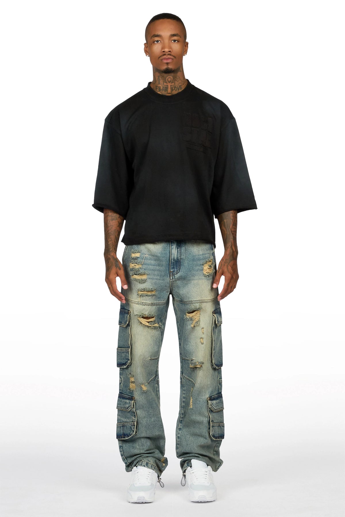 Sylvie Blue Straight Fit Jean