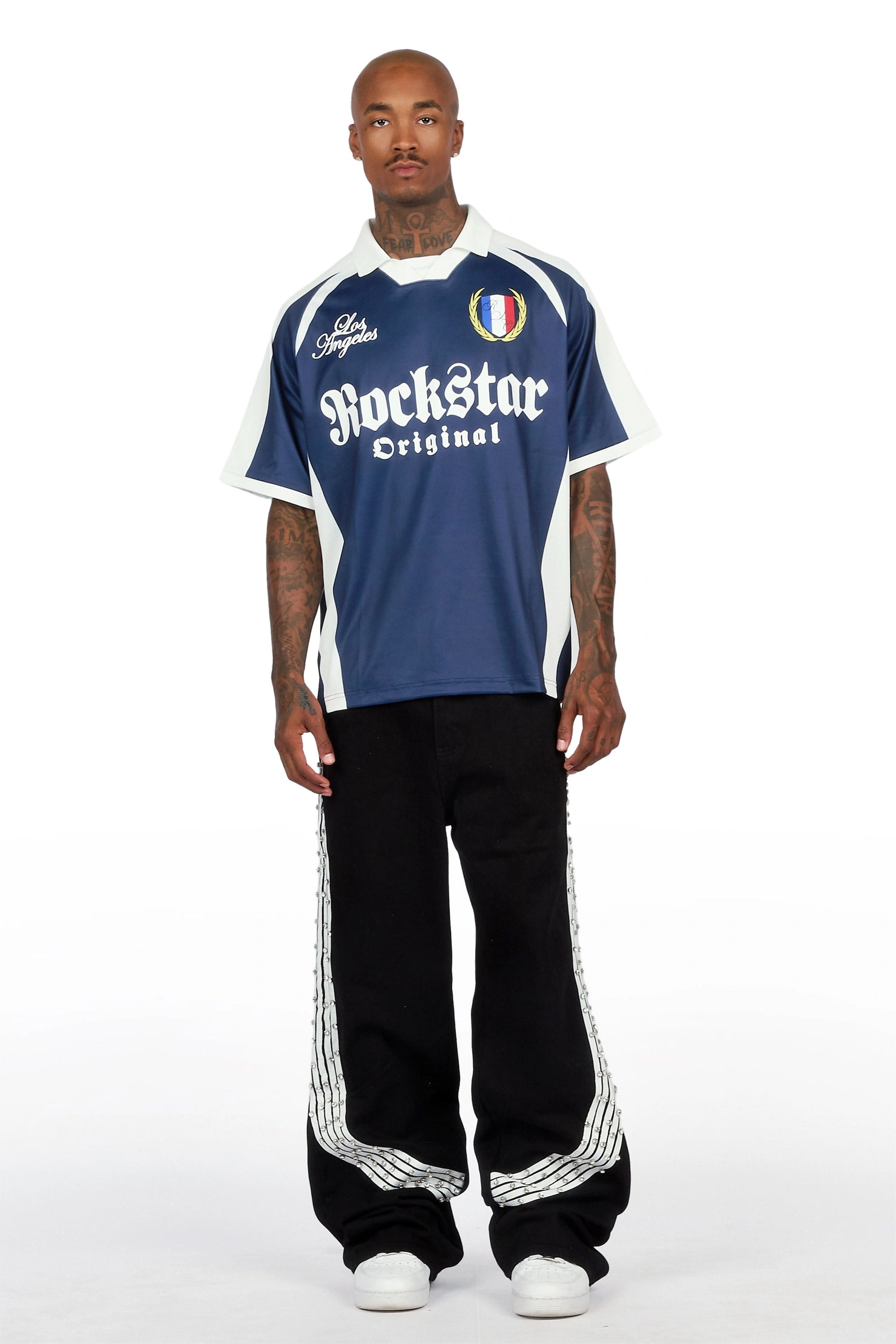 Zayven Black Baggy Fit Jean