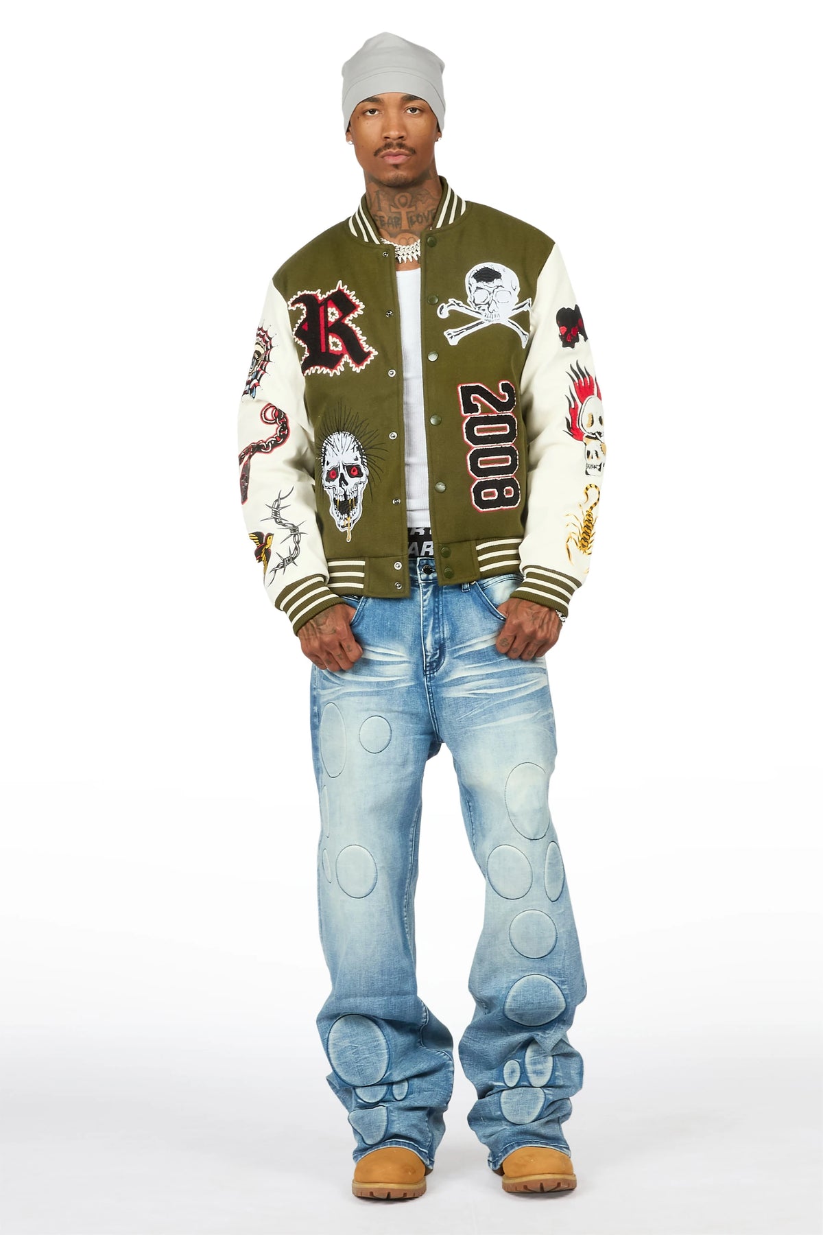 Ovol Blue Baggy Fit Jean