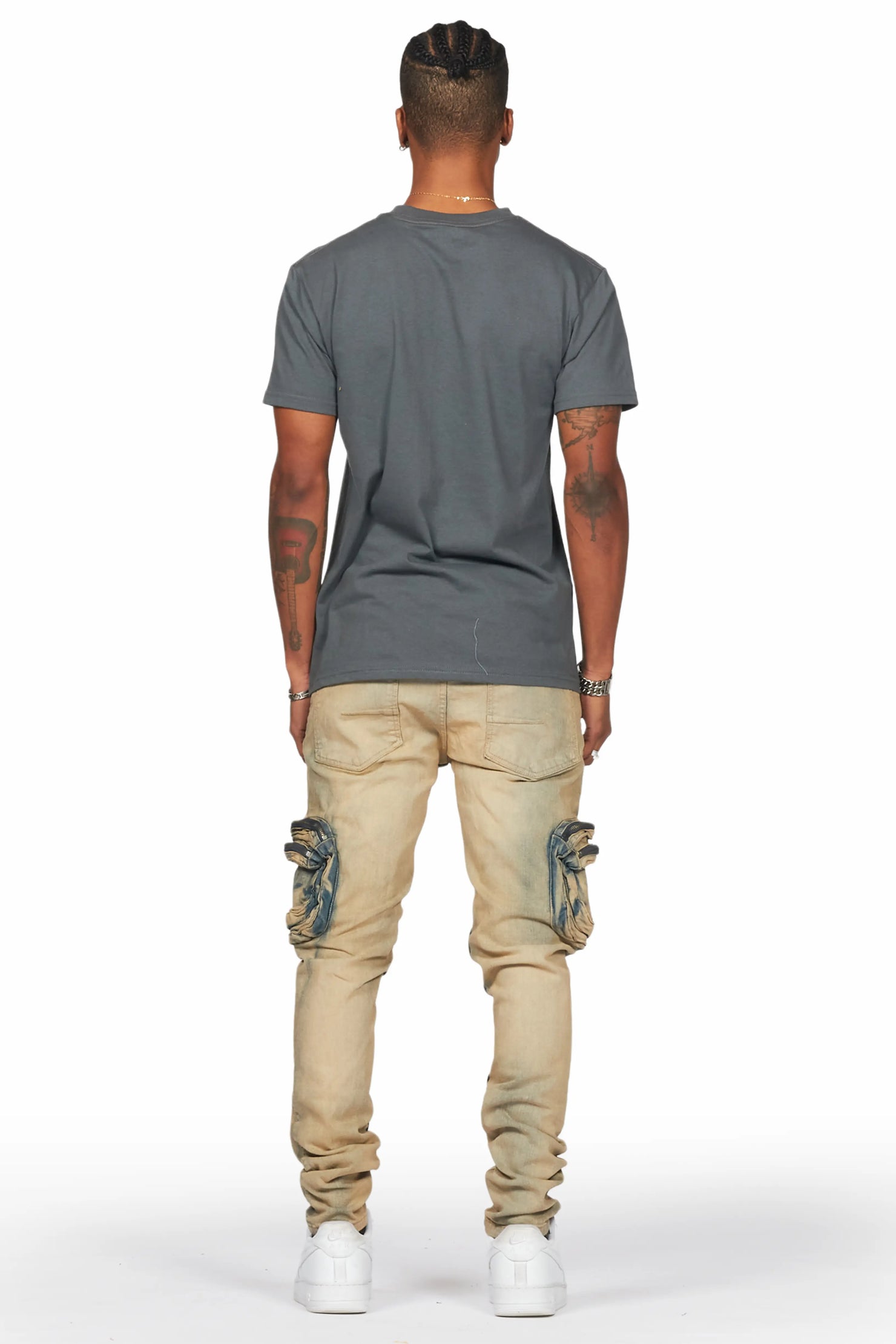 Falan Tint Skinny Fit Cargo Jean