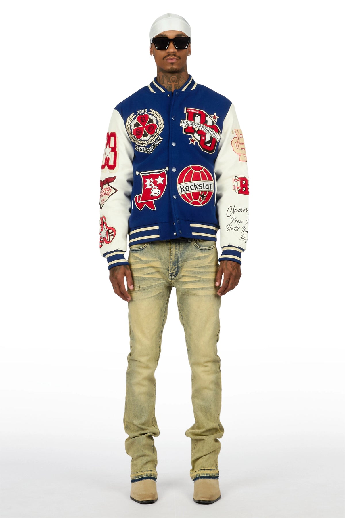 Curley Tint Blue Stacked Jean
