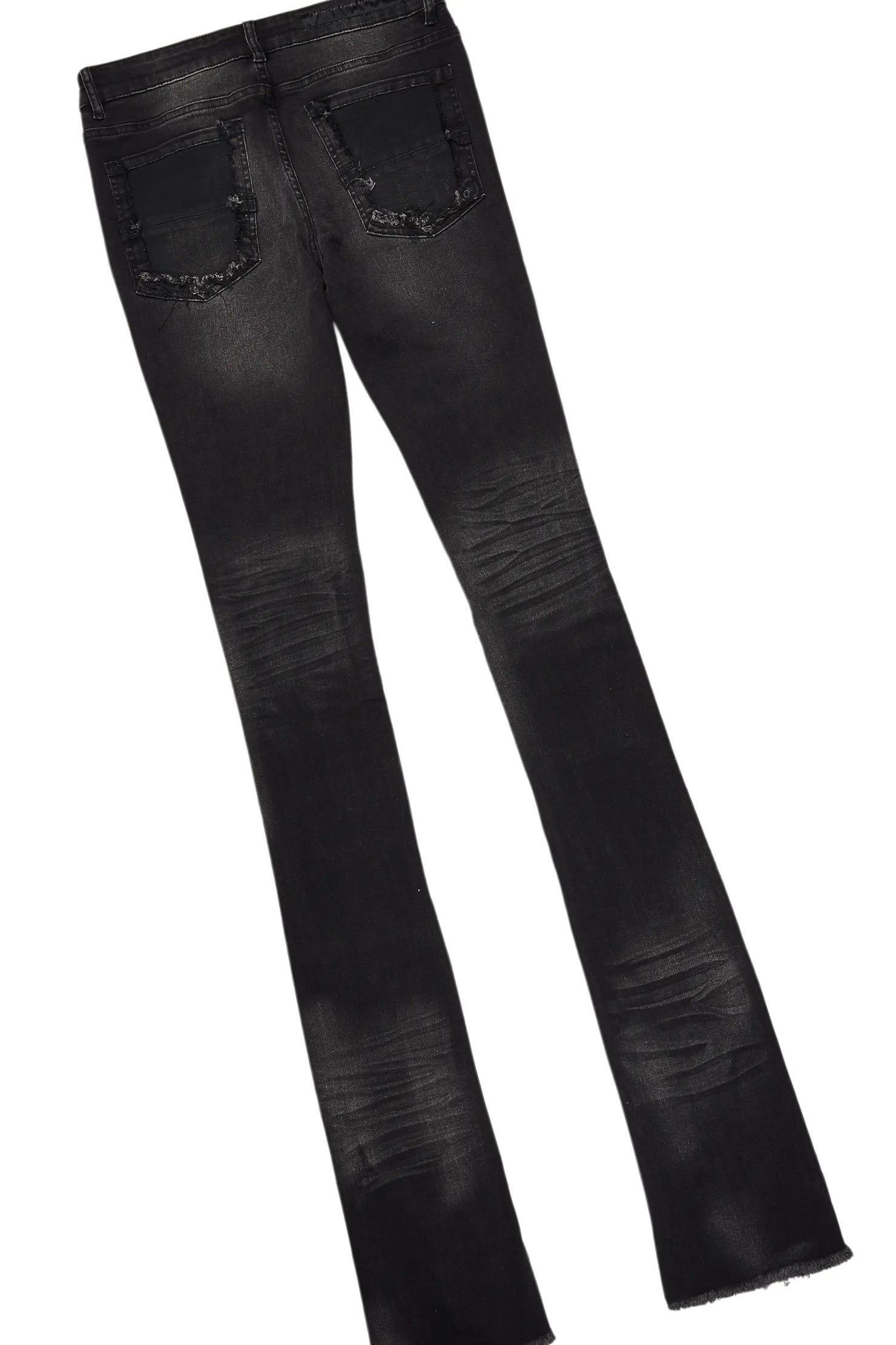 Bubble Black T-Shirt/Super Stacked Flare Jean Bundle