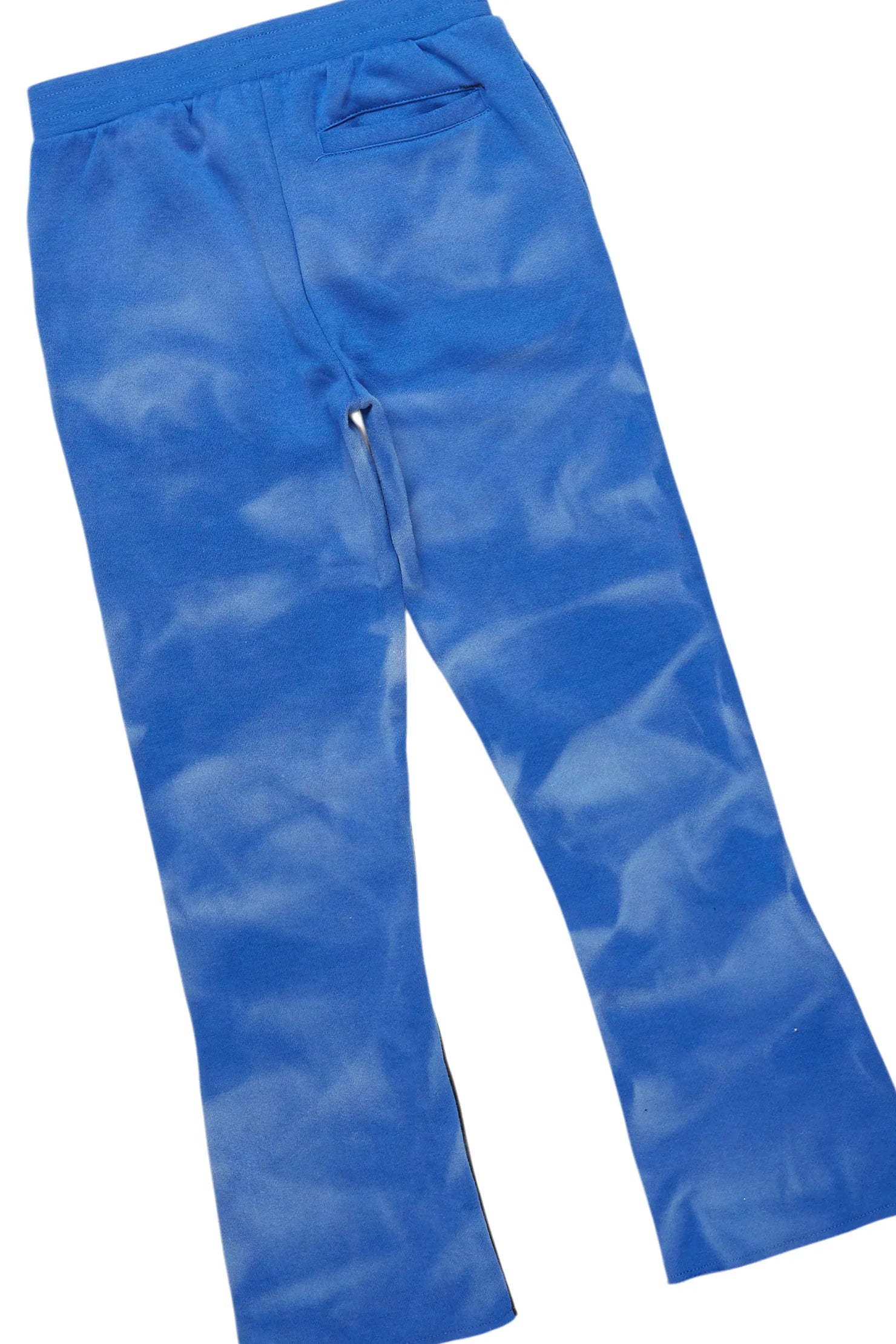 Boys Nelly Royal Blue Stacked Pant Set