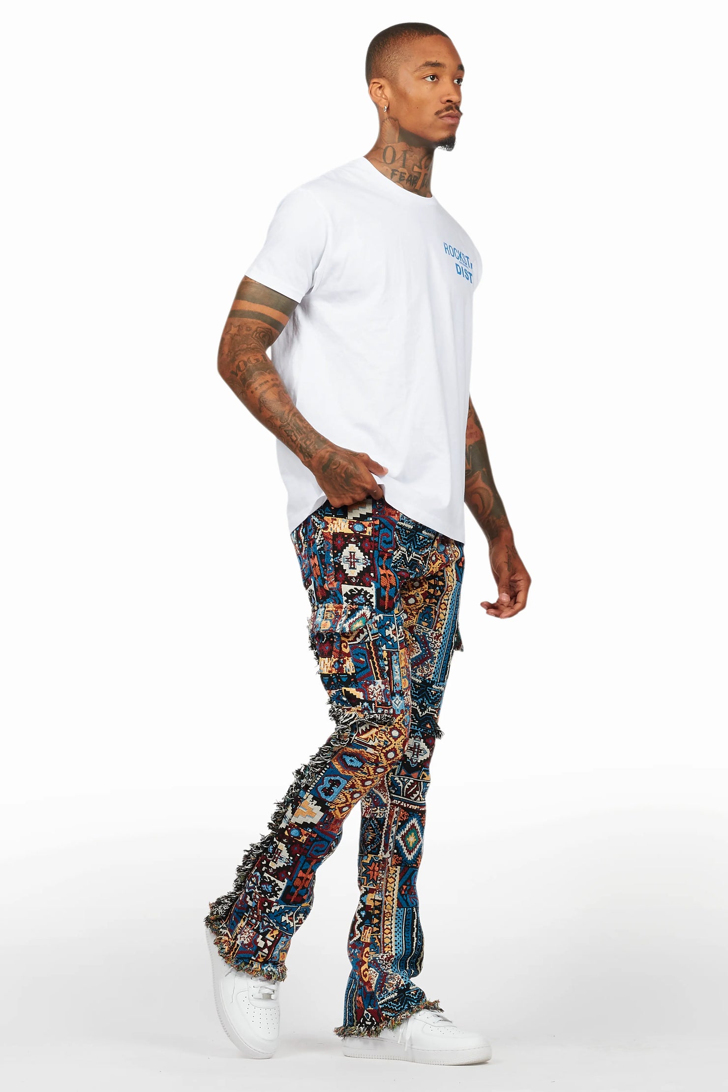 Lake White/Blue T-Shirt/Tapestry Jean Bundle