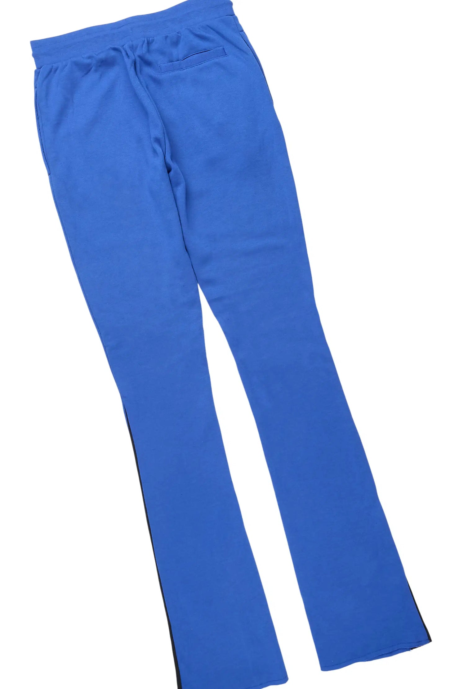 Basic Royal Blue/Black Hoodie/Stacked Flare Track Set