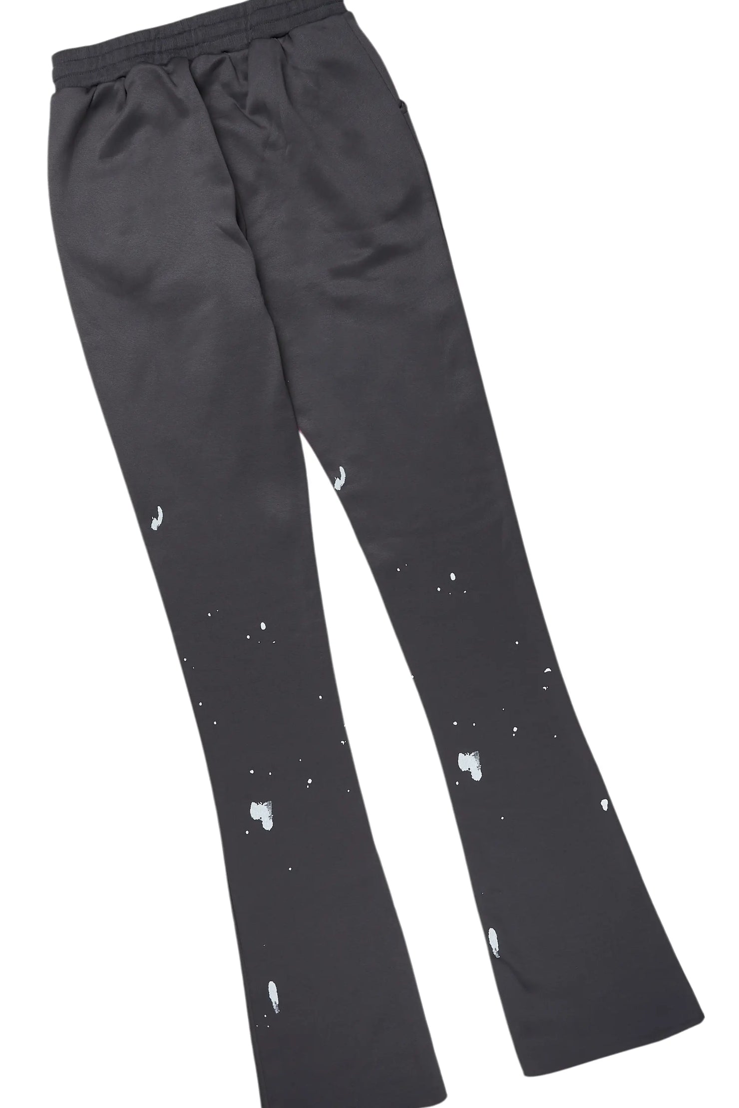 Martina Dark Grey Zip Up Super Stacked Trackset