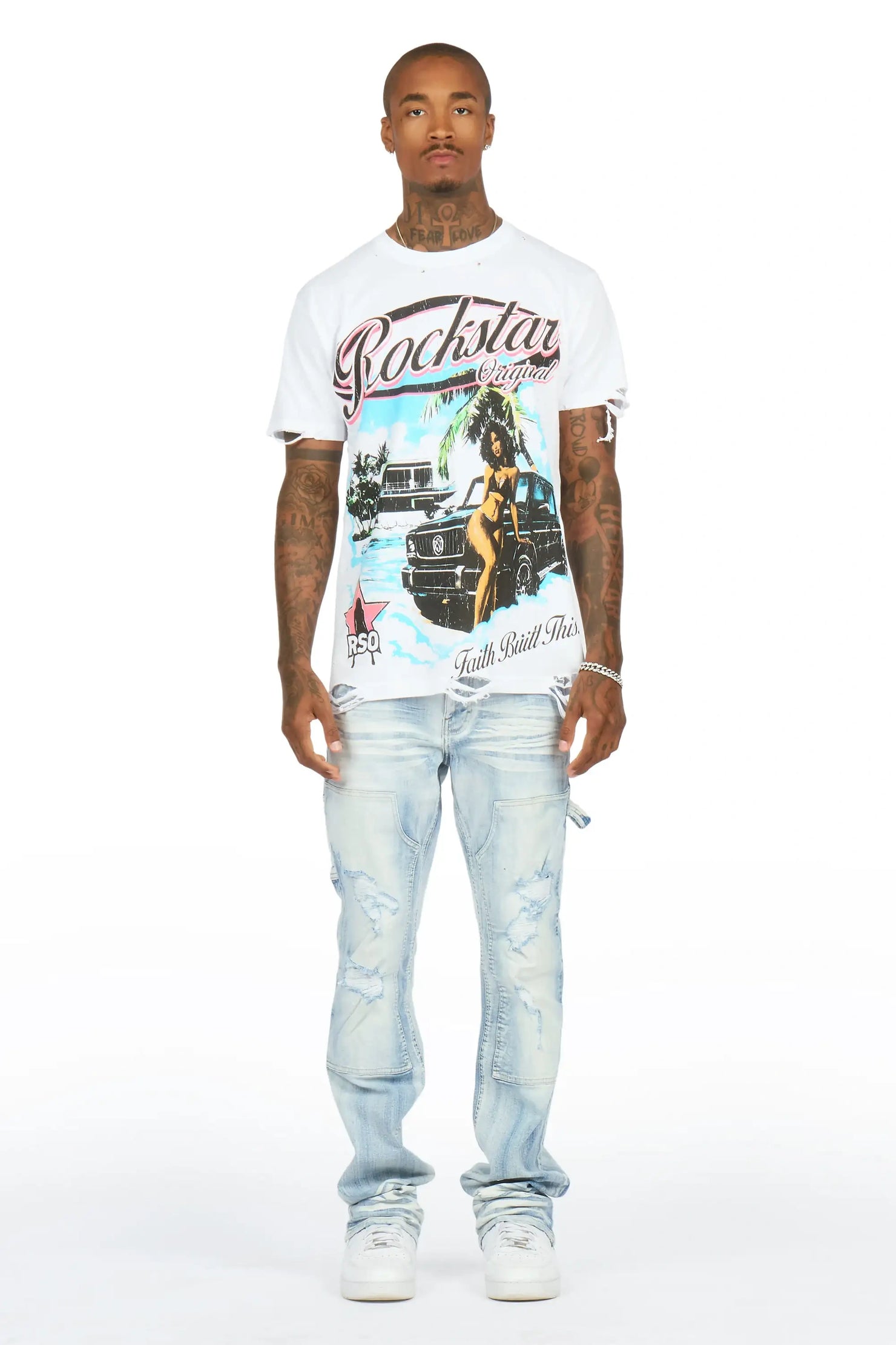 Odei Light Sand Blue Slim Fit Jean