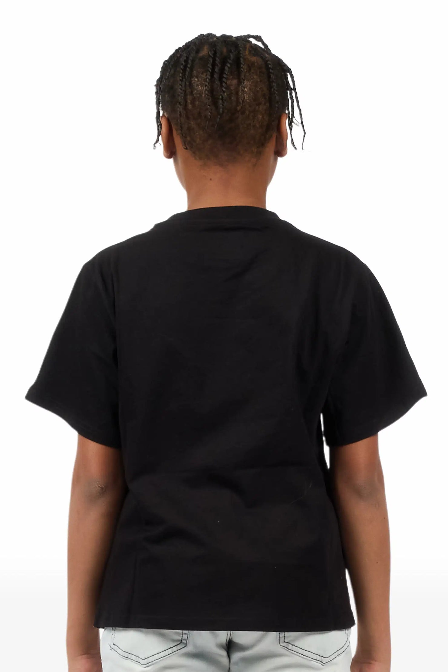 Boys Sherriso Black Rhinestone T-Shirt