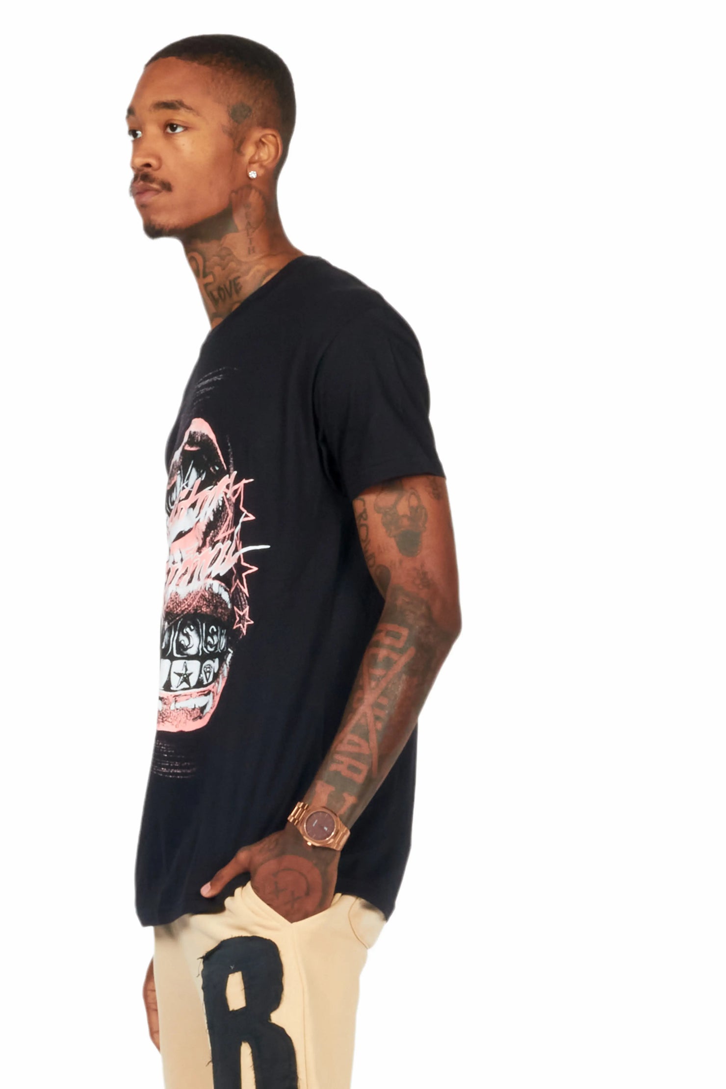 Vanessa Black Graphic T-Shirt