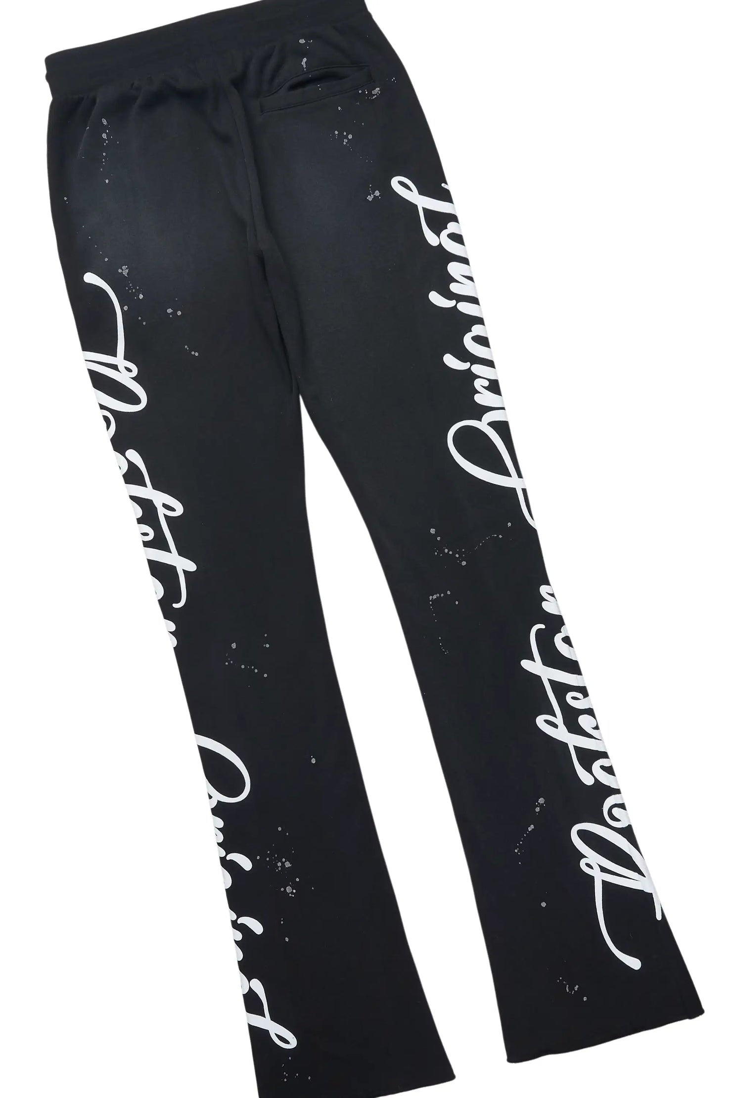 Hanif 3.0 Vintage Black Hoodie/Stacked Pant Track Set