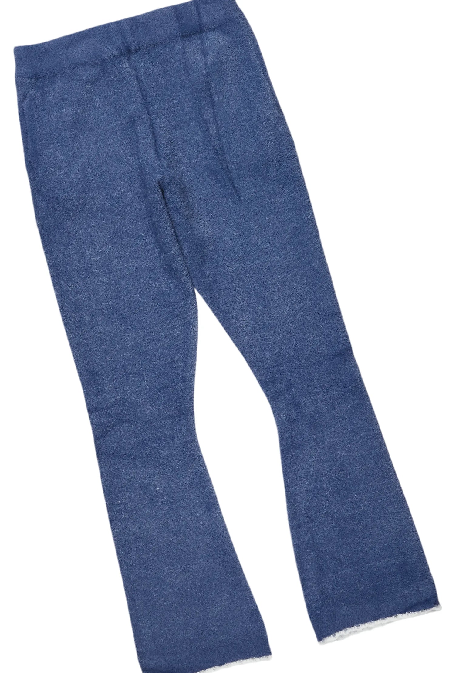 Lake Navy Mohair Knit Track Set