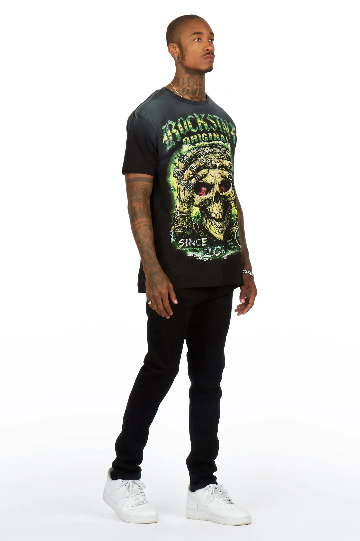 Devaughn Jet Black Slim Fit Jean