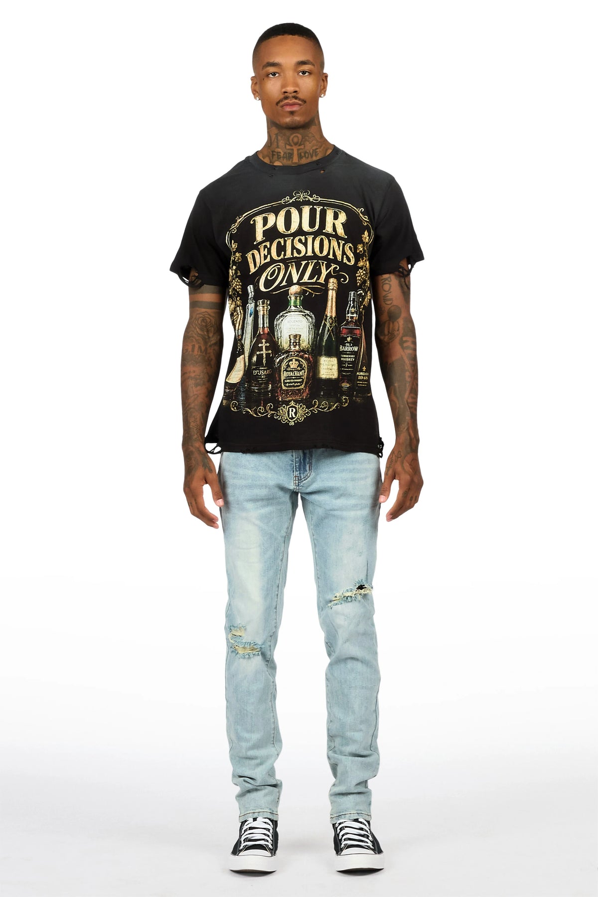 Essam Light Blue Skinny Fit Jean