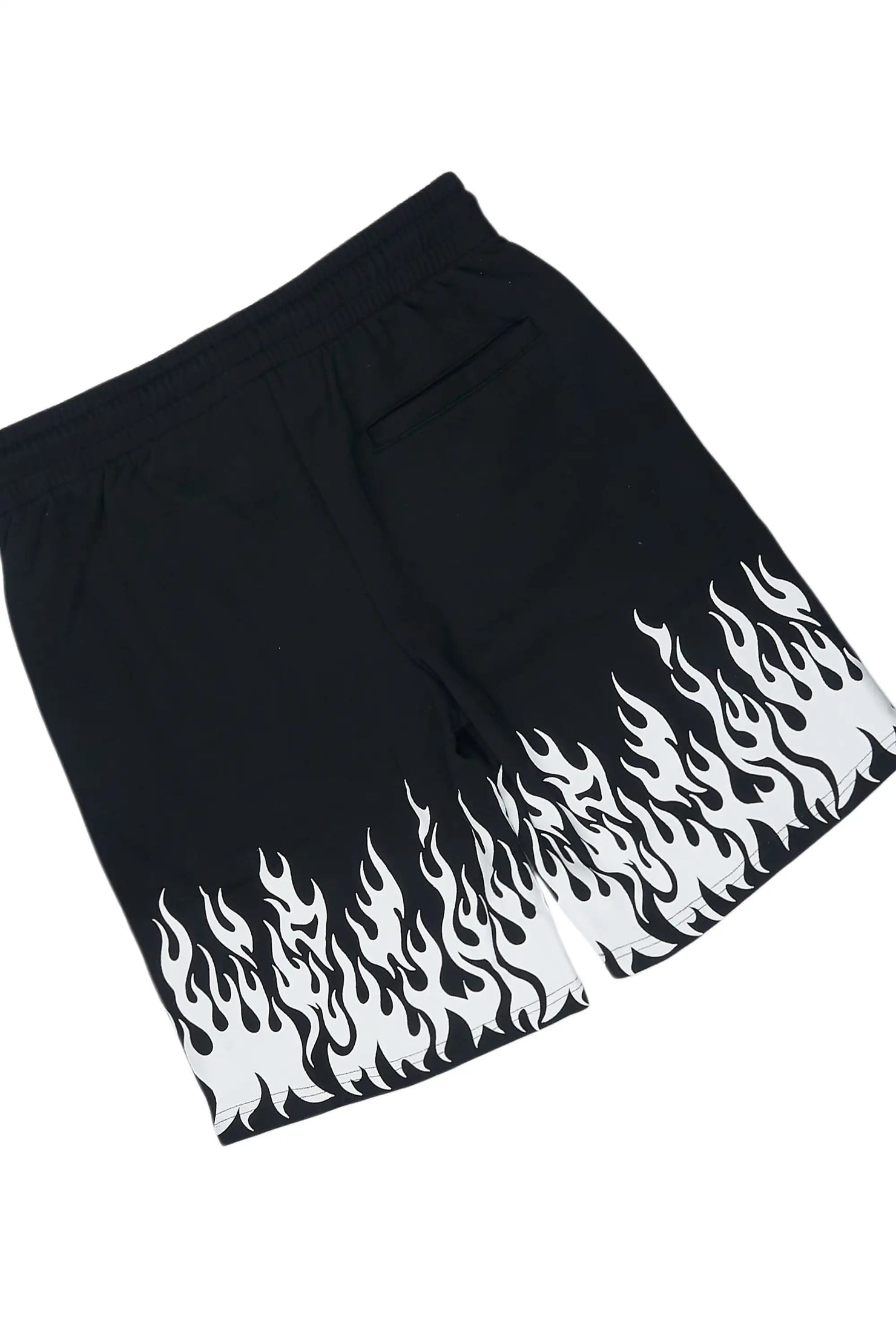 Bubble Black/White Long Sleeve T-Shirt/Short Set