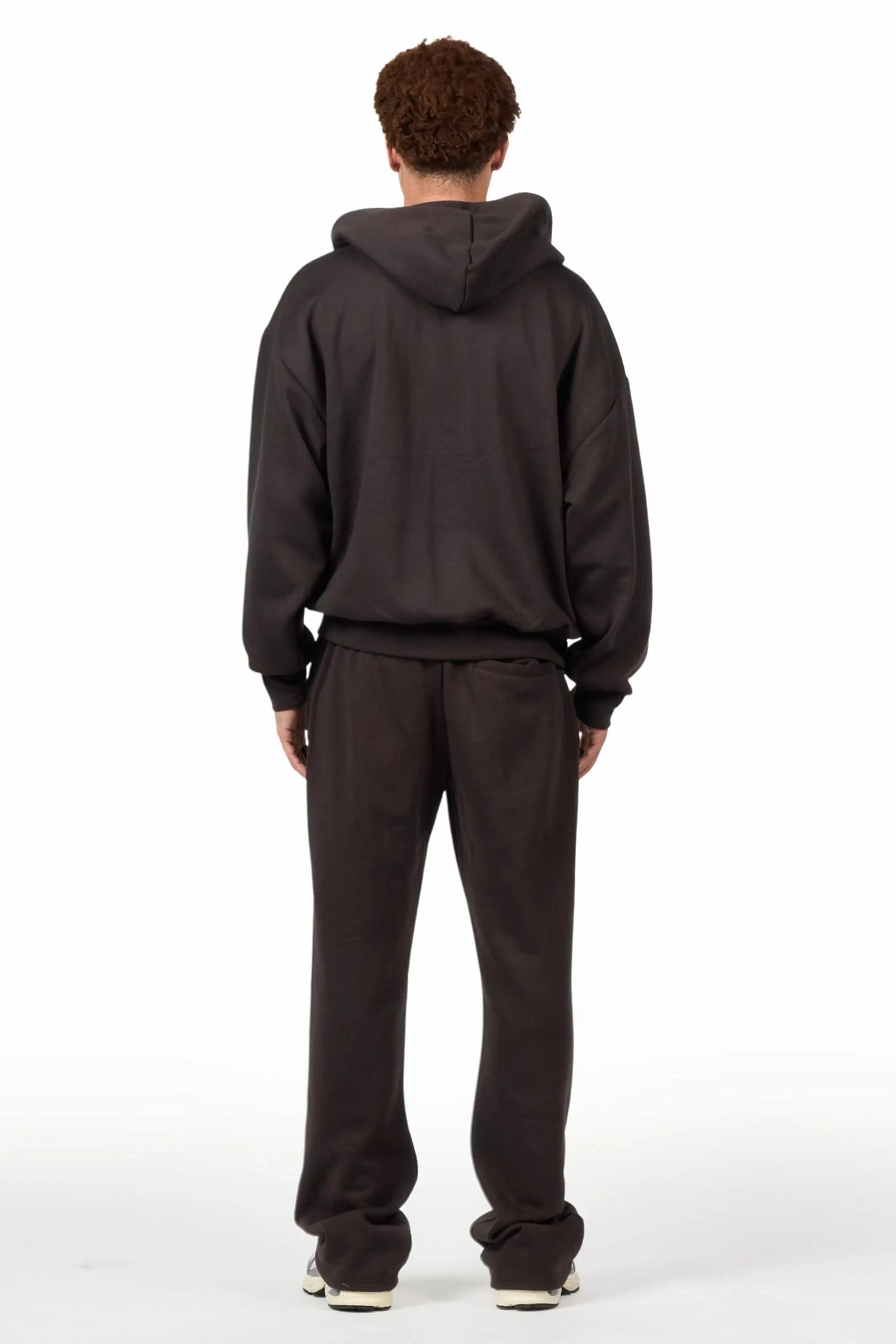 Basic Iron Hoodie Relaxed Track Set