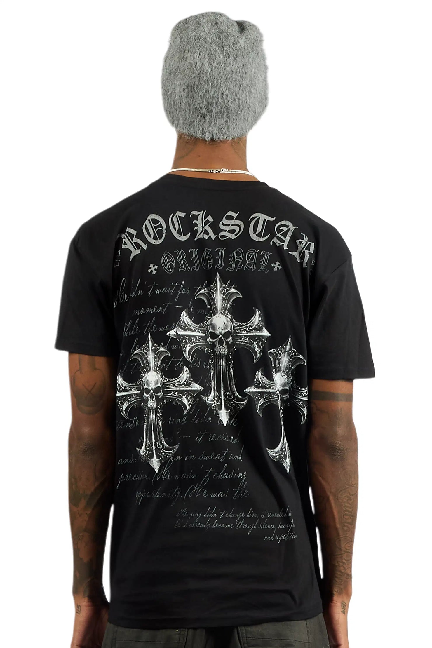 Bowman Black Oversized Graphic T-Shirt