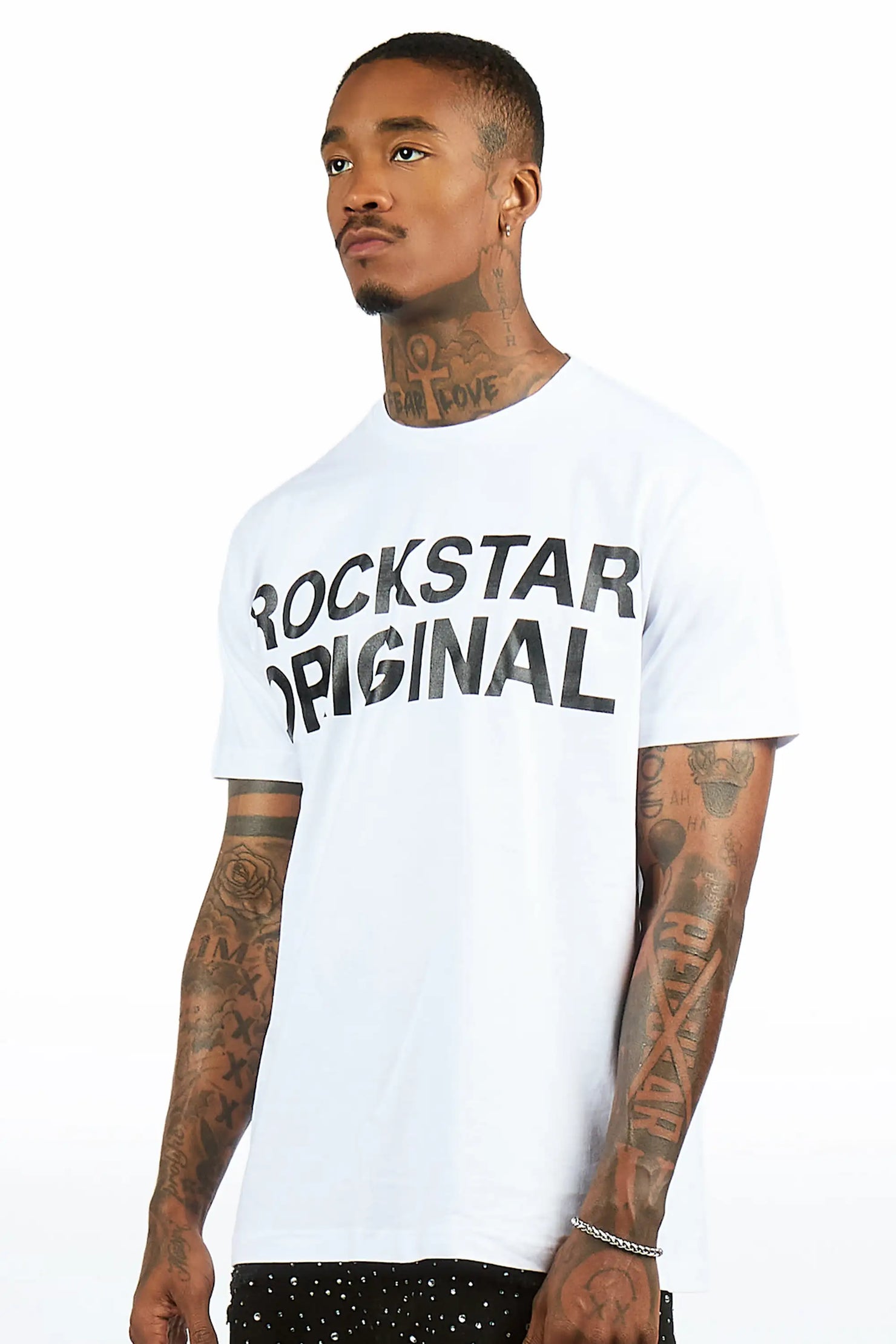 Keeth White Oversized Graphic T-Shirt