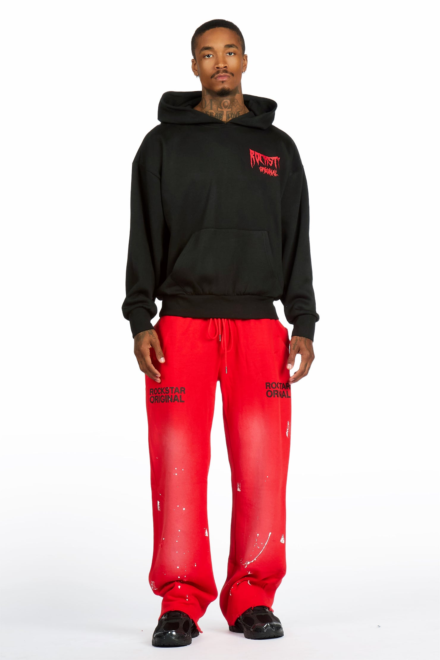 Reign Red Relaxed Track Pant