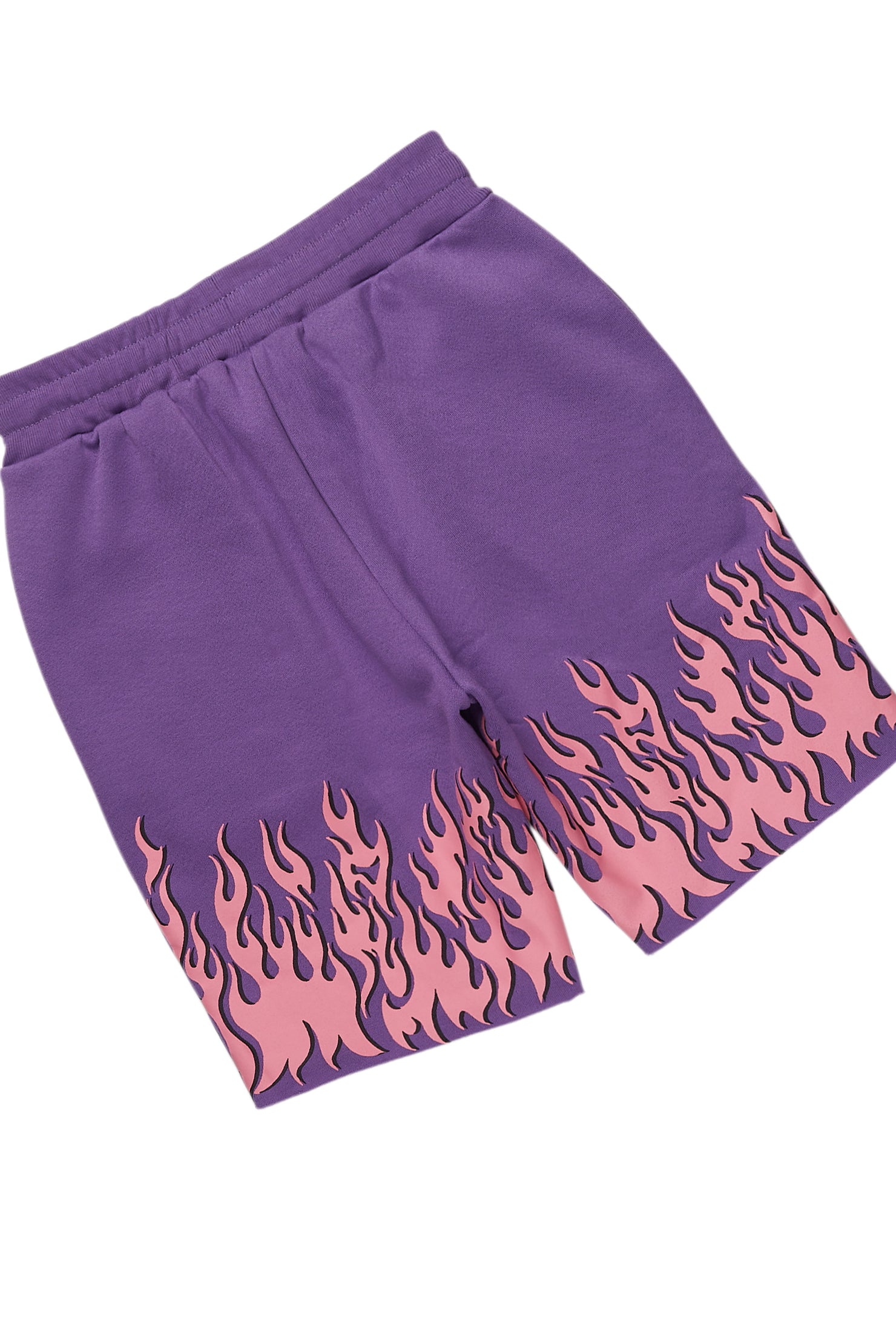 Arais Purple T-Shirt Short Set