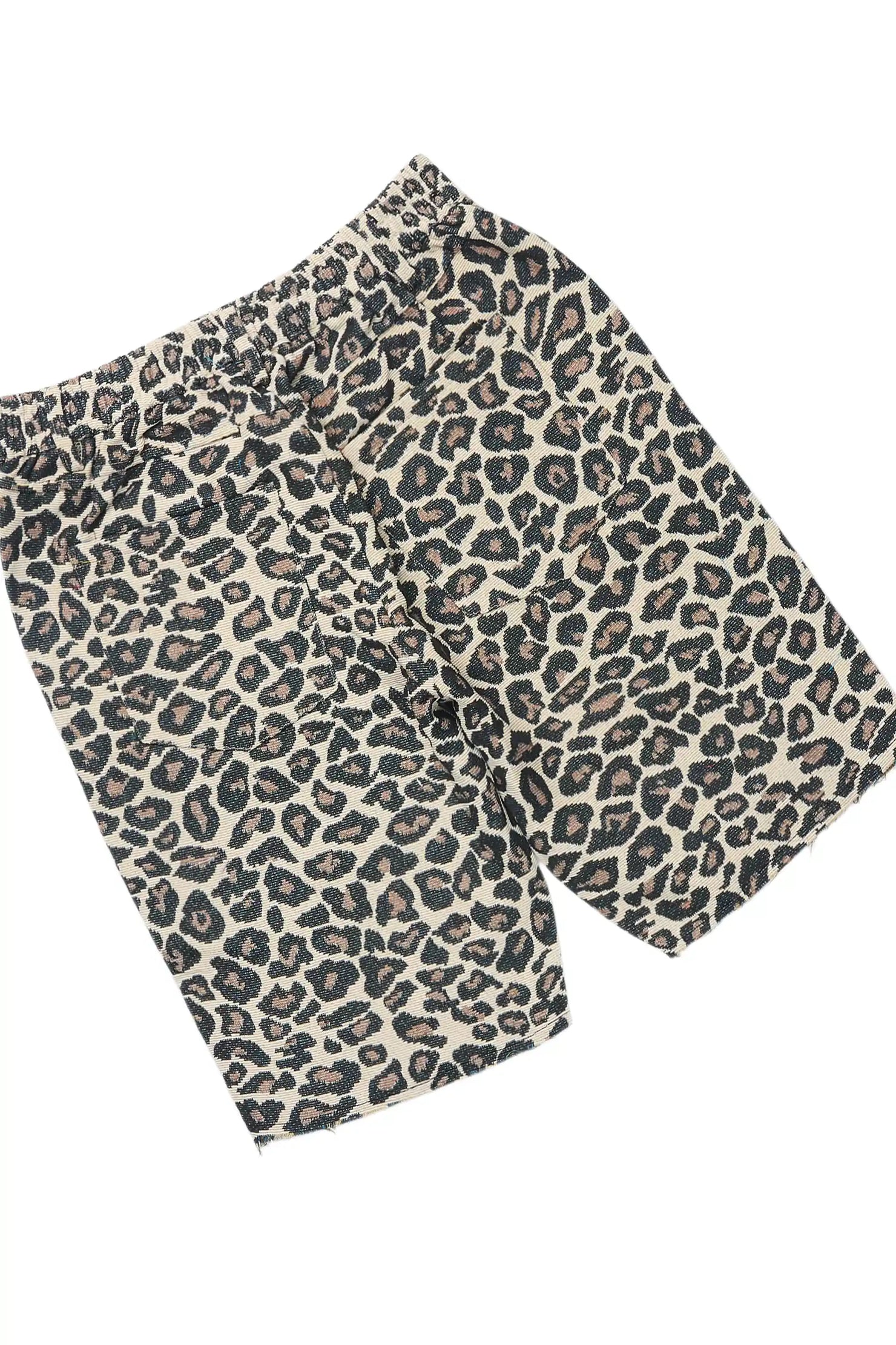 Jelissa Black/Beige T-Shirt Short Set