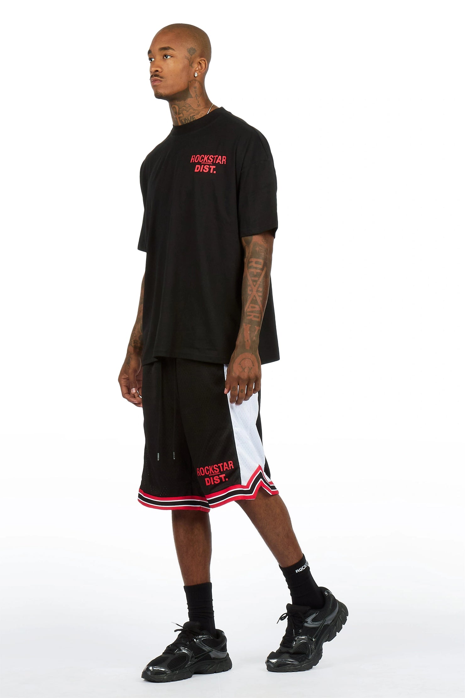 Suzano Black/Black T-Shirt/Short Set