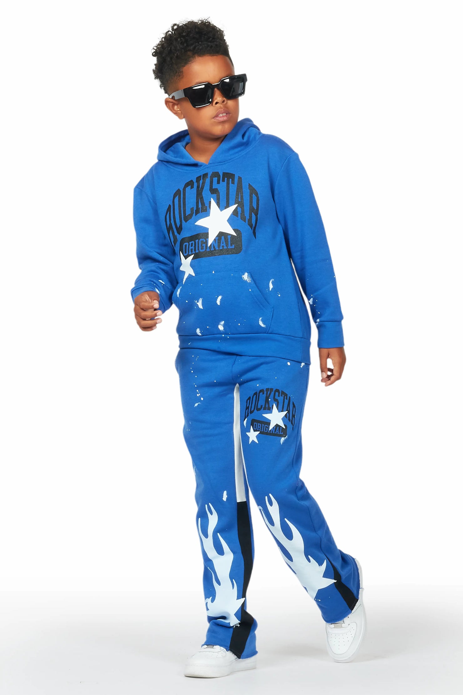 Boys Malie Royal Baggy Fit Pant Set
