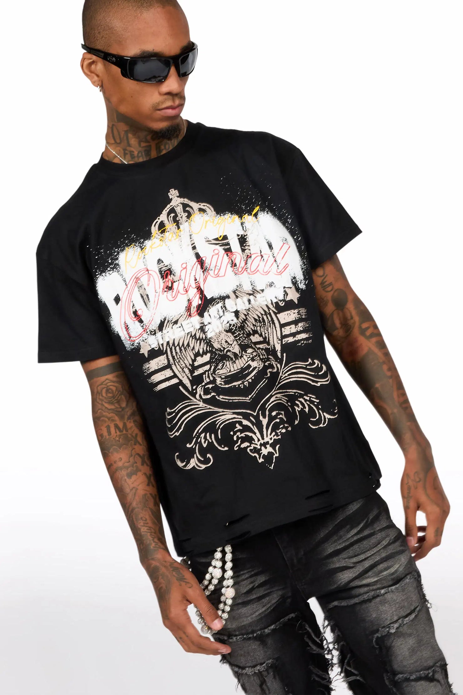 Irix Black/ White Oversized Graphic T-Shirt