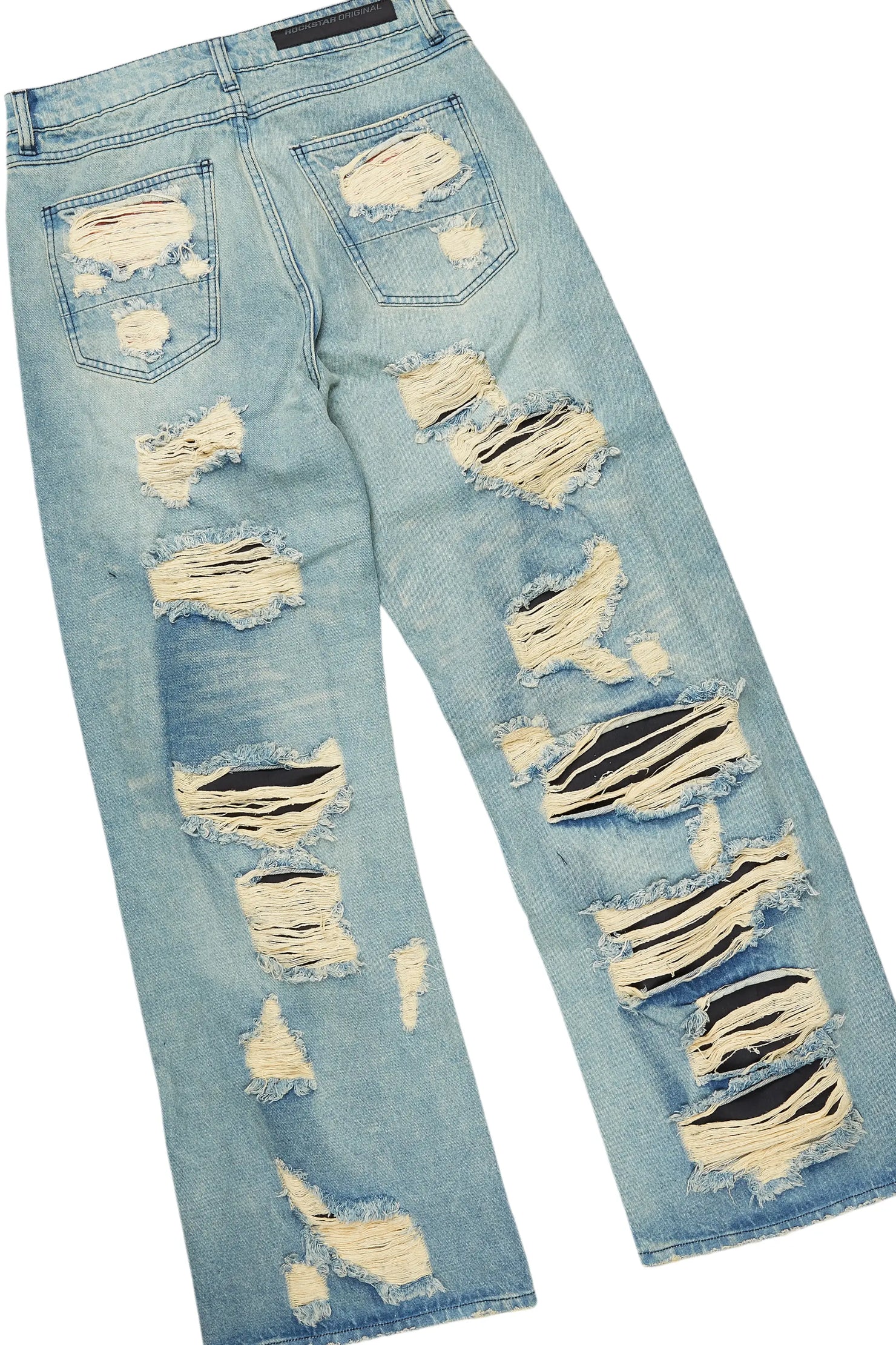 Omer Beige Hoodie & Mical Baggy Jean Bundle