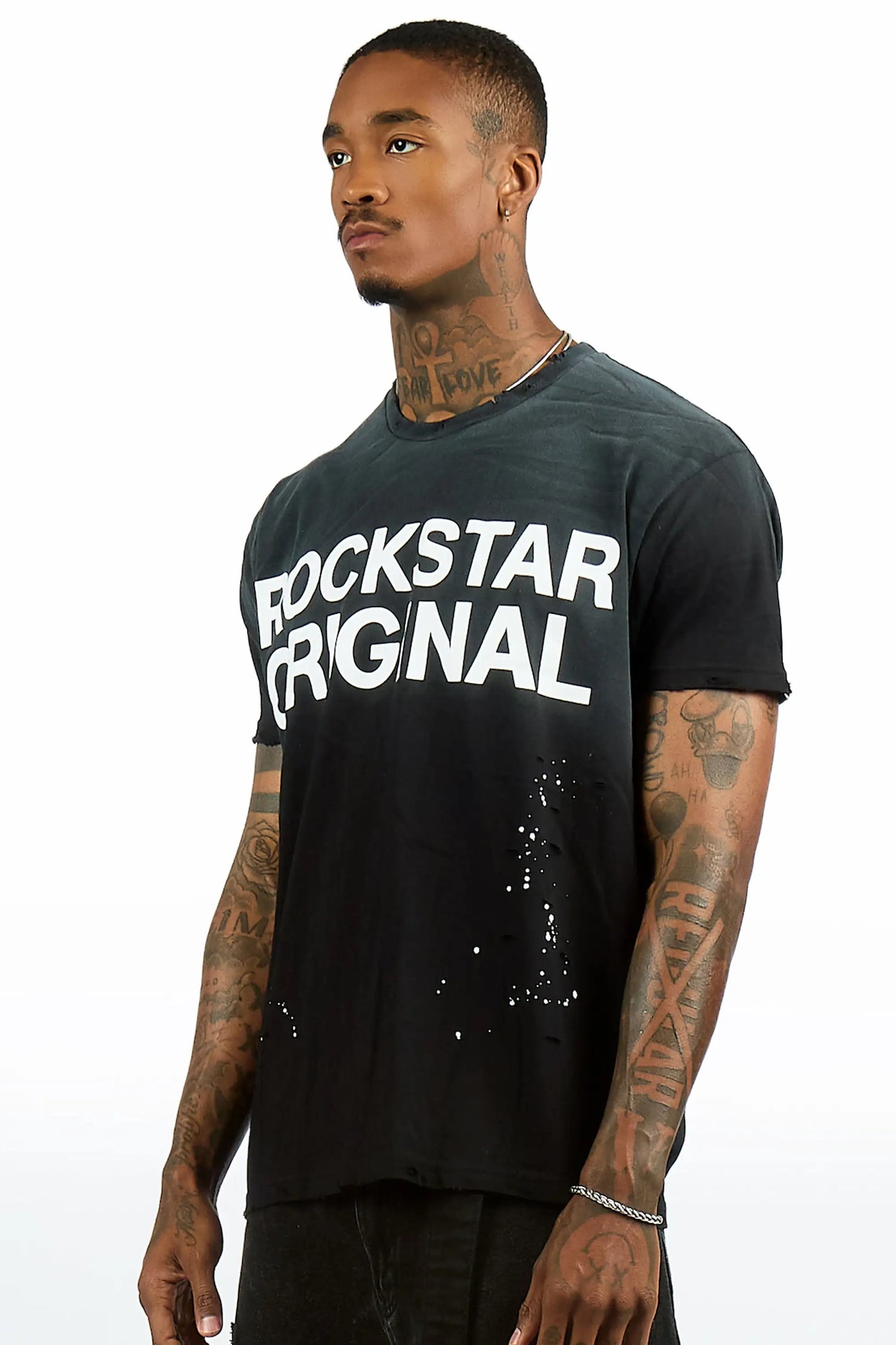 Reign Black Oversized Graphic T-Shirt