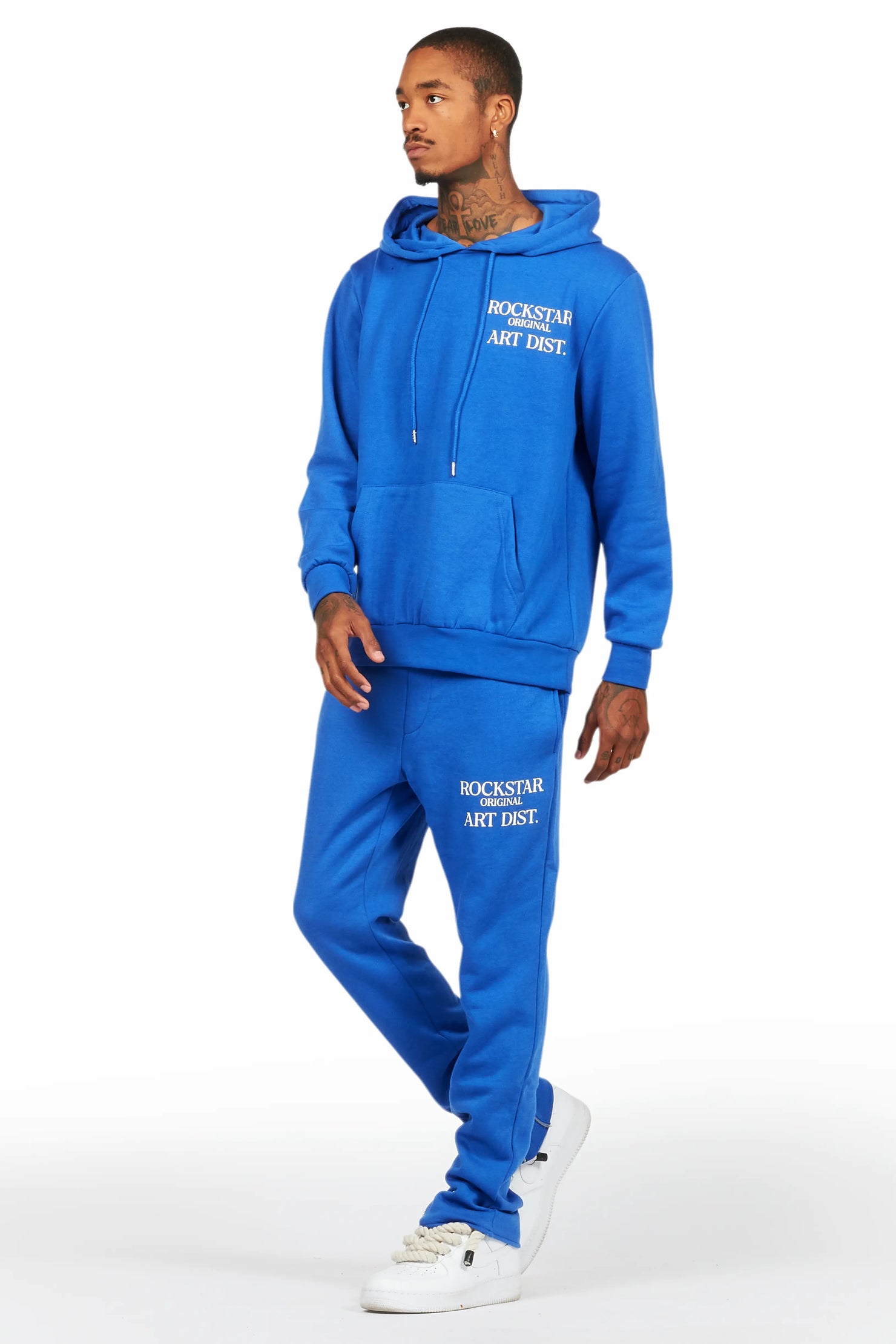 Briggs Royal Blue Hoodie/Slim Fit Track Set