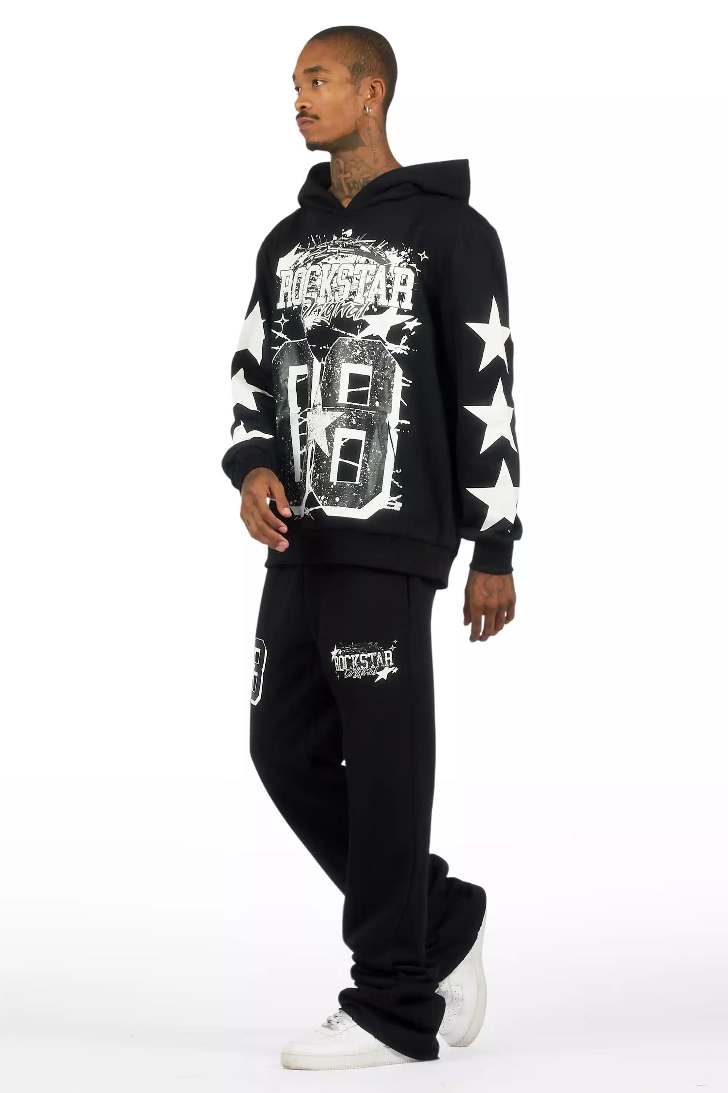 Allstar Black Stacked Track Set