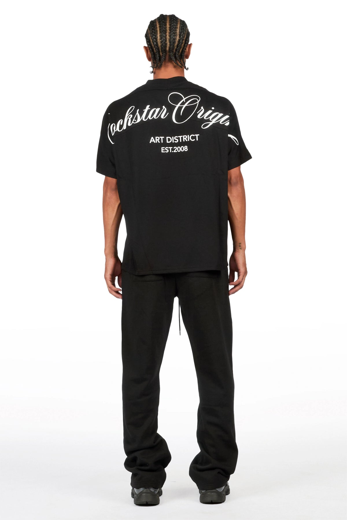 Acacius Black Relaxed Pant