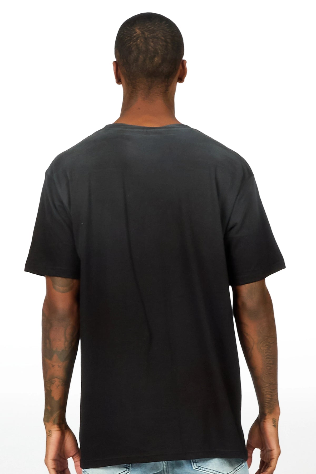 Calder Black Oversized Graphic T-Shirt